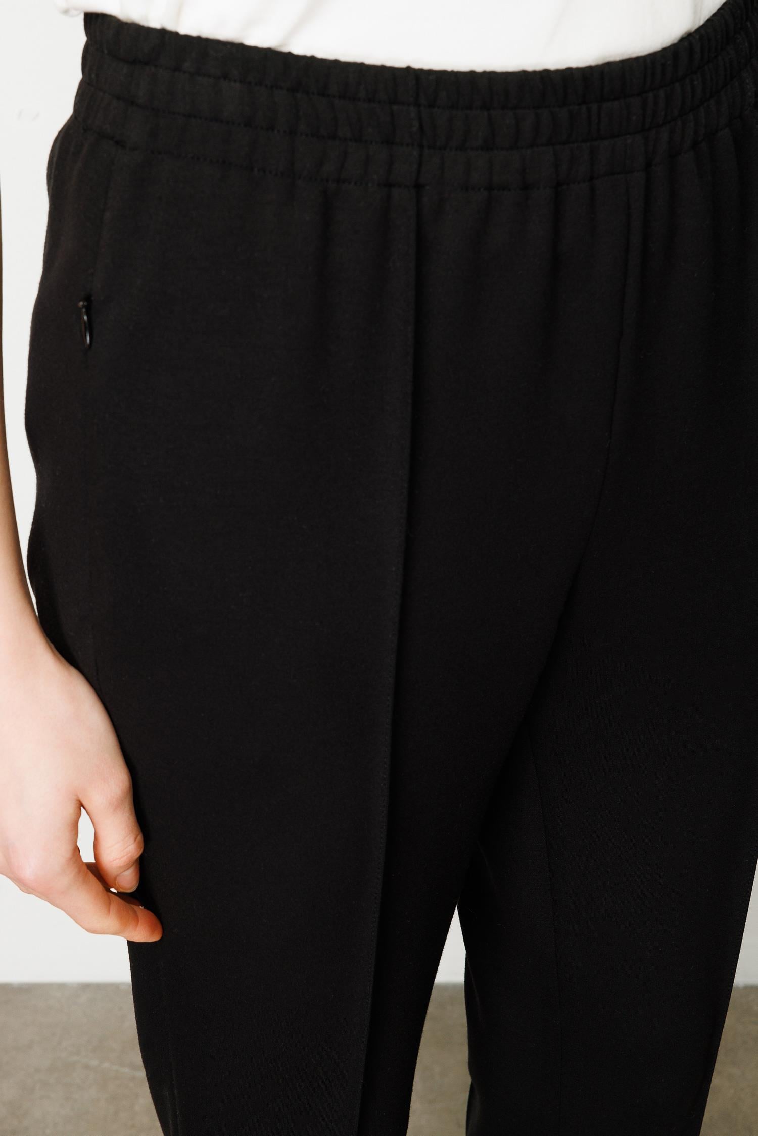 Elastan Kemerli Önden Dikişli Pantolon