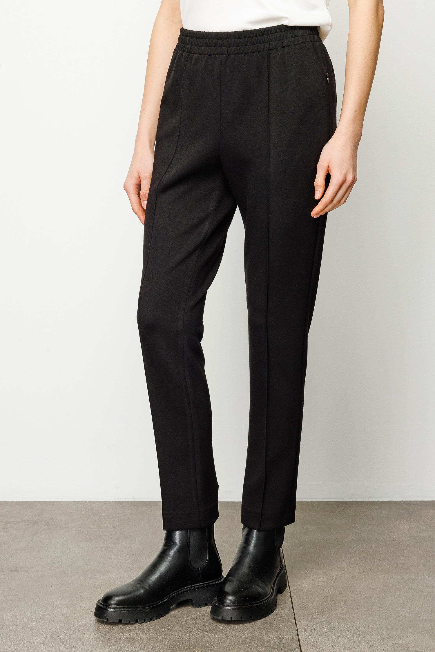 Elastan Kemerli Önden Dikişli Pantolon