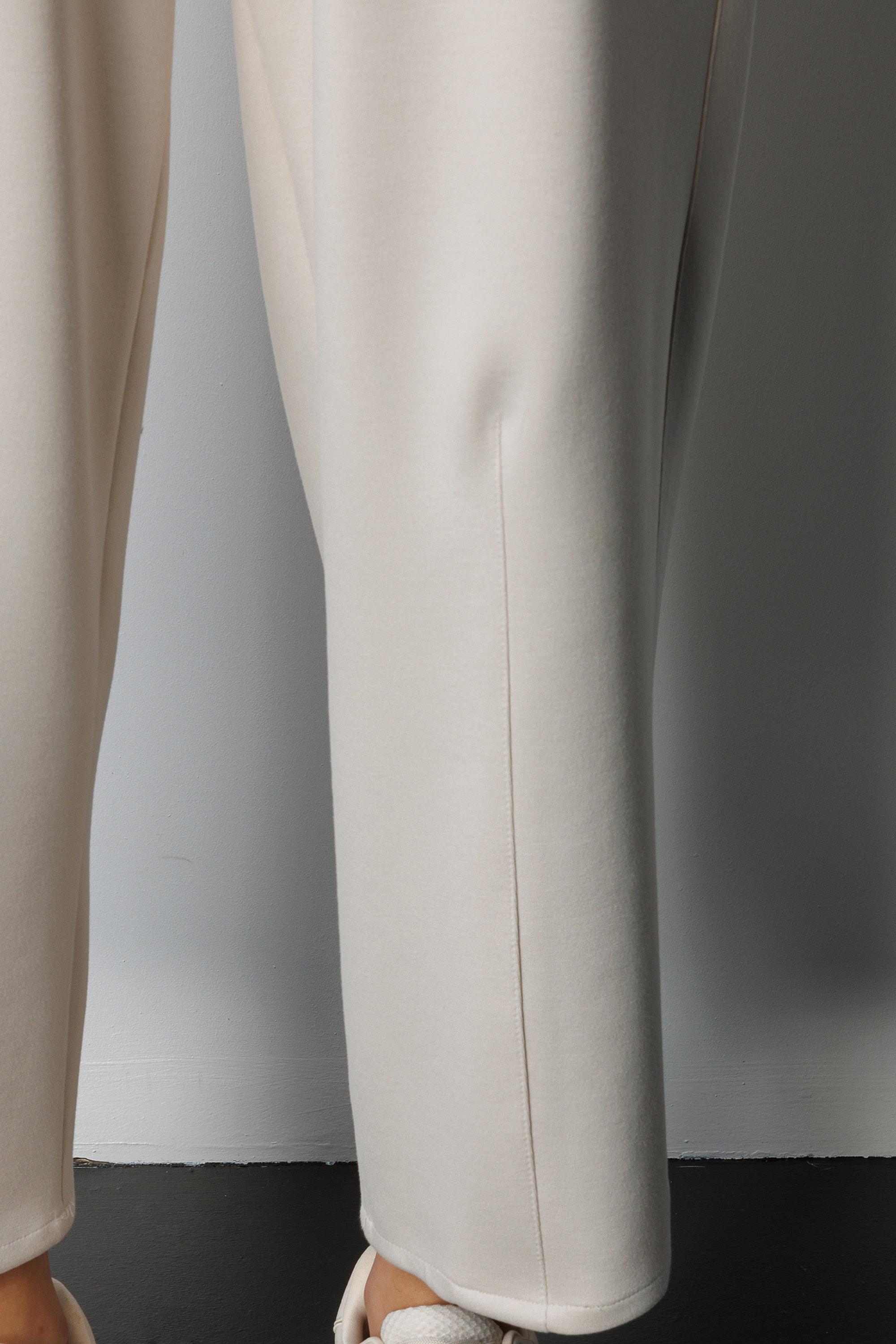 Elastan Kemerli Pensli Sweat Pantolon