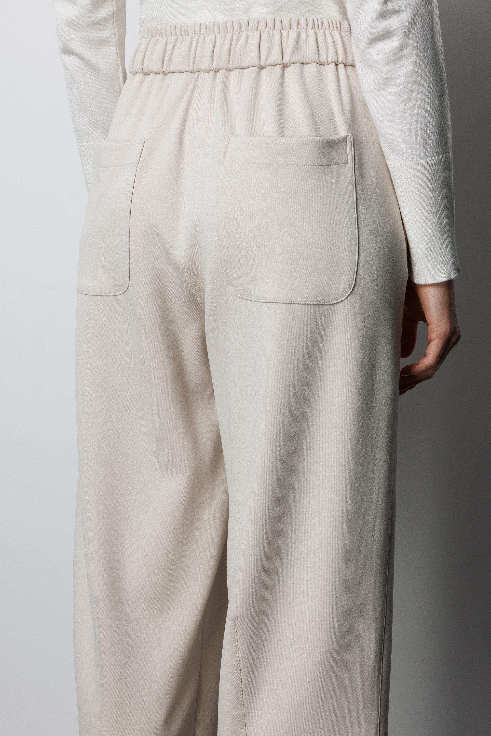 Elastan Kemerli Pensli Sweat Pantolon