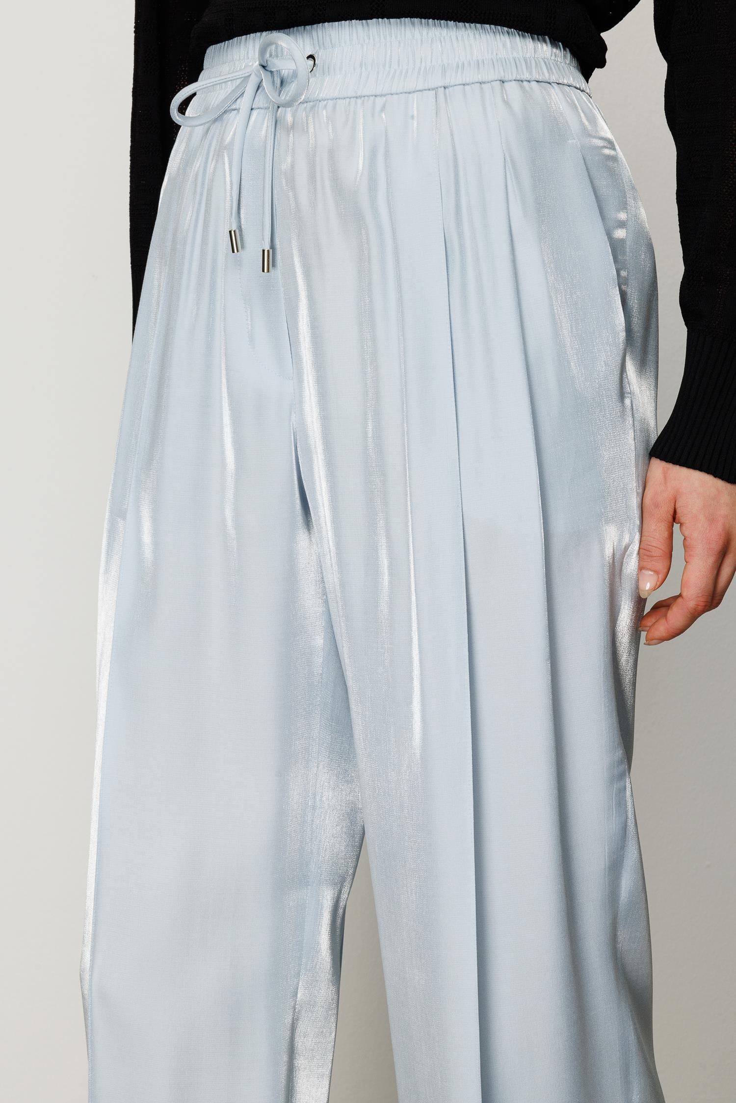 ELASTAN KEMERLİ PİLELİ PANTOLON