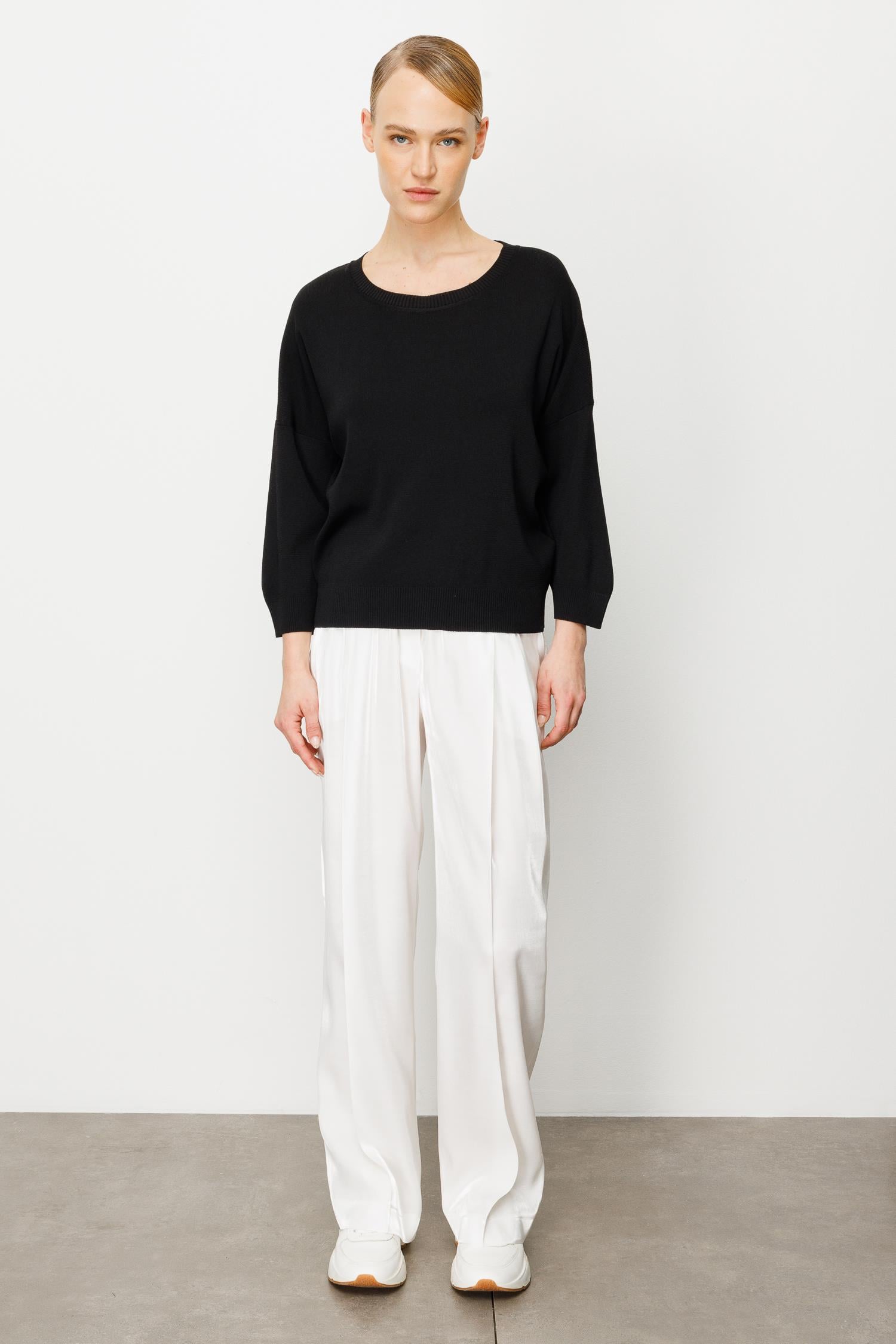 ELASTAN KEMERLİ PİLELİ PANTOLON