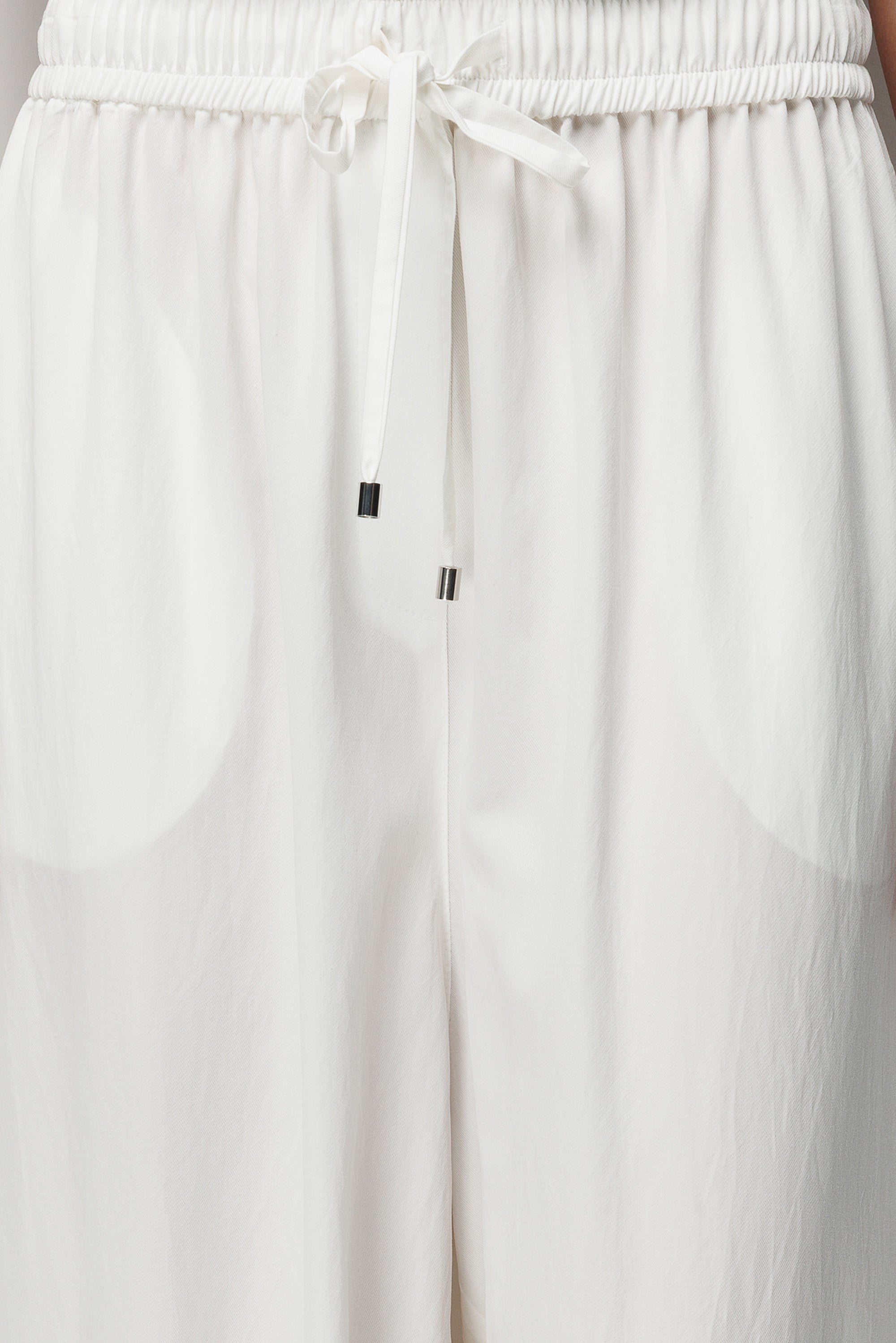 Elastan Kemerli Şalvar Pantolon