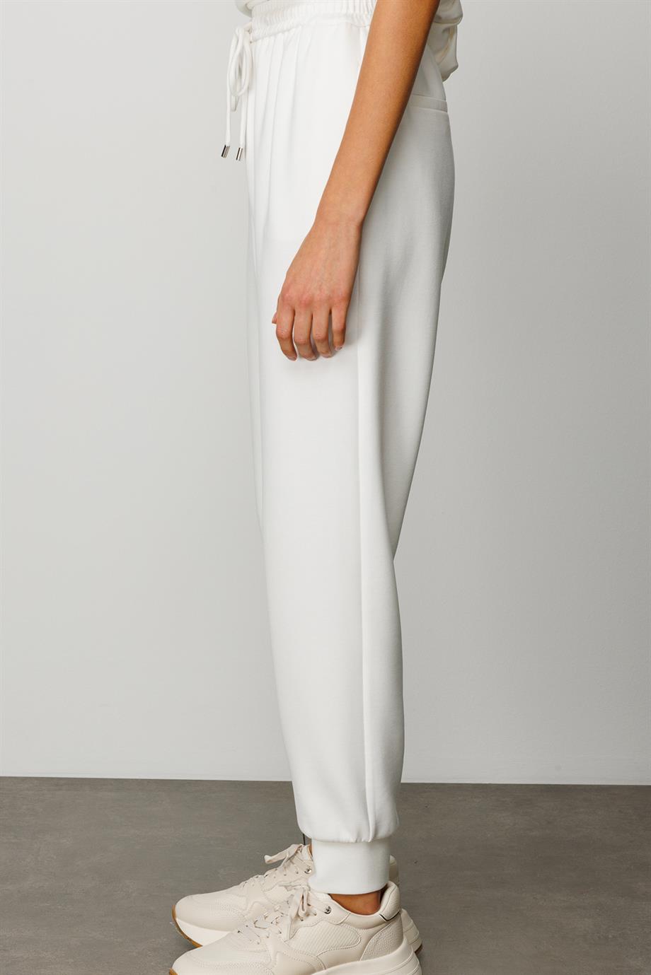 Elastan Kemerli Sweat Pantolon
