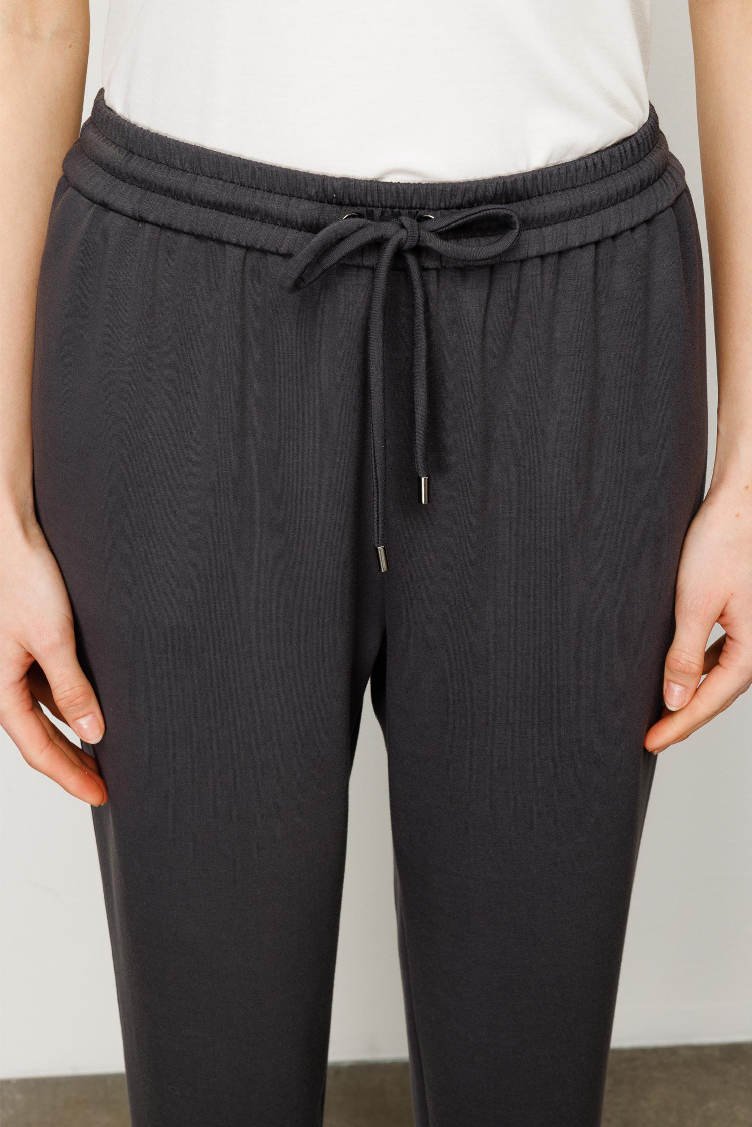 Elastan Kemerli Sweat Pantolon