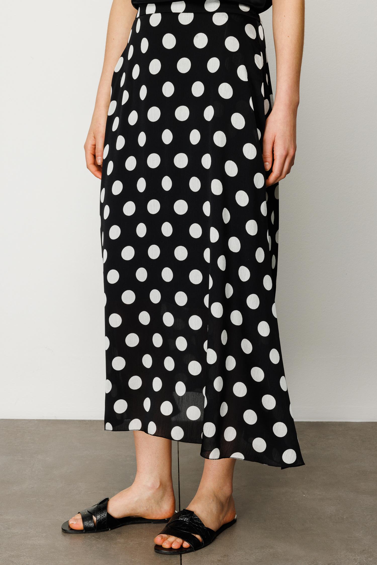 Elastan Kemerli Verev Etek