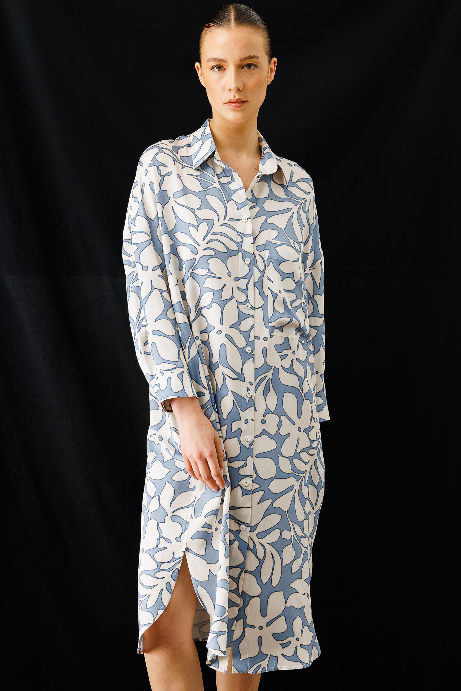 EMPİRME GÖMLEK ELBİSE