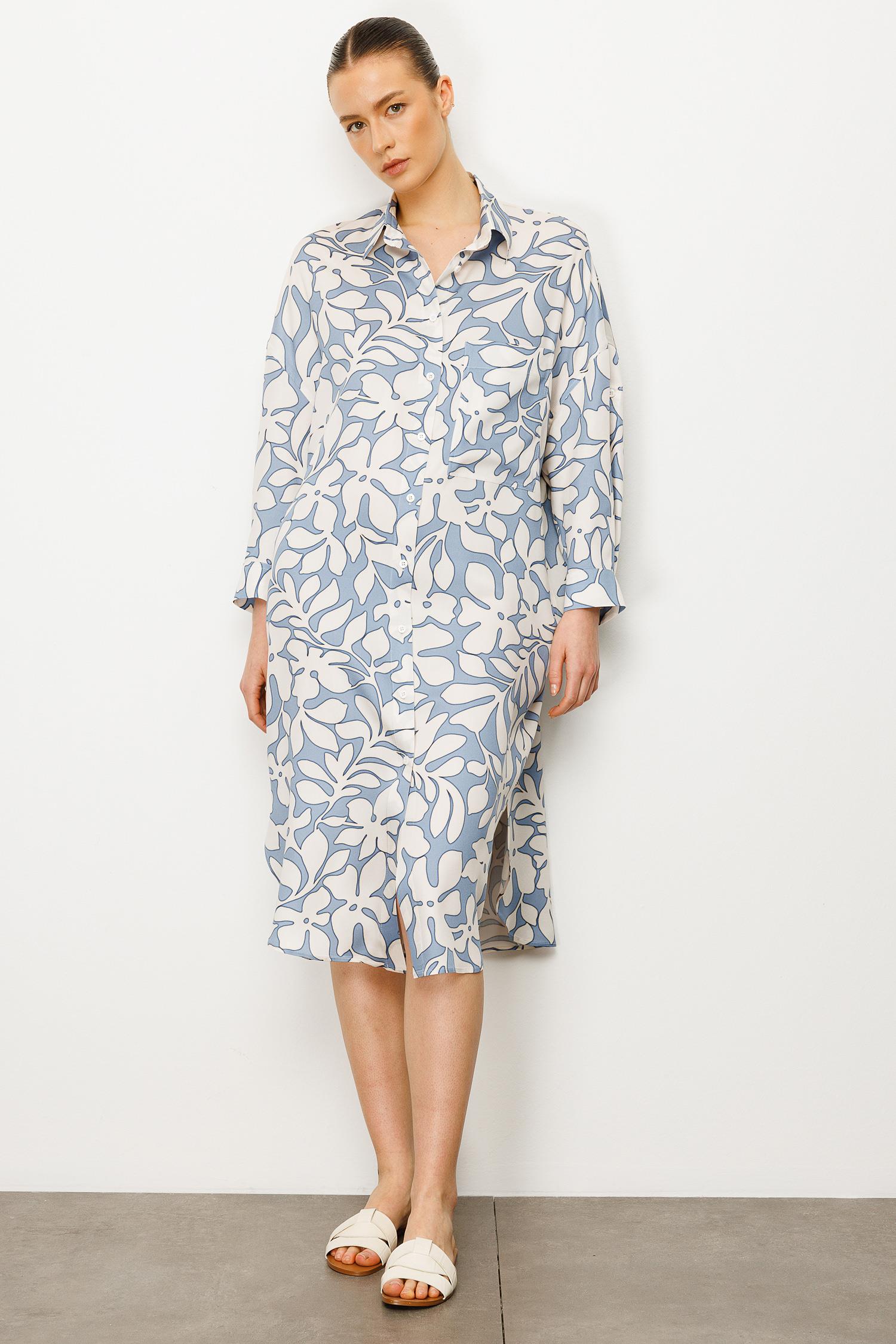 EMPİRME GÖMLEK ELBİSE