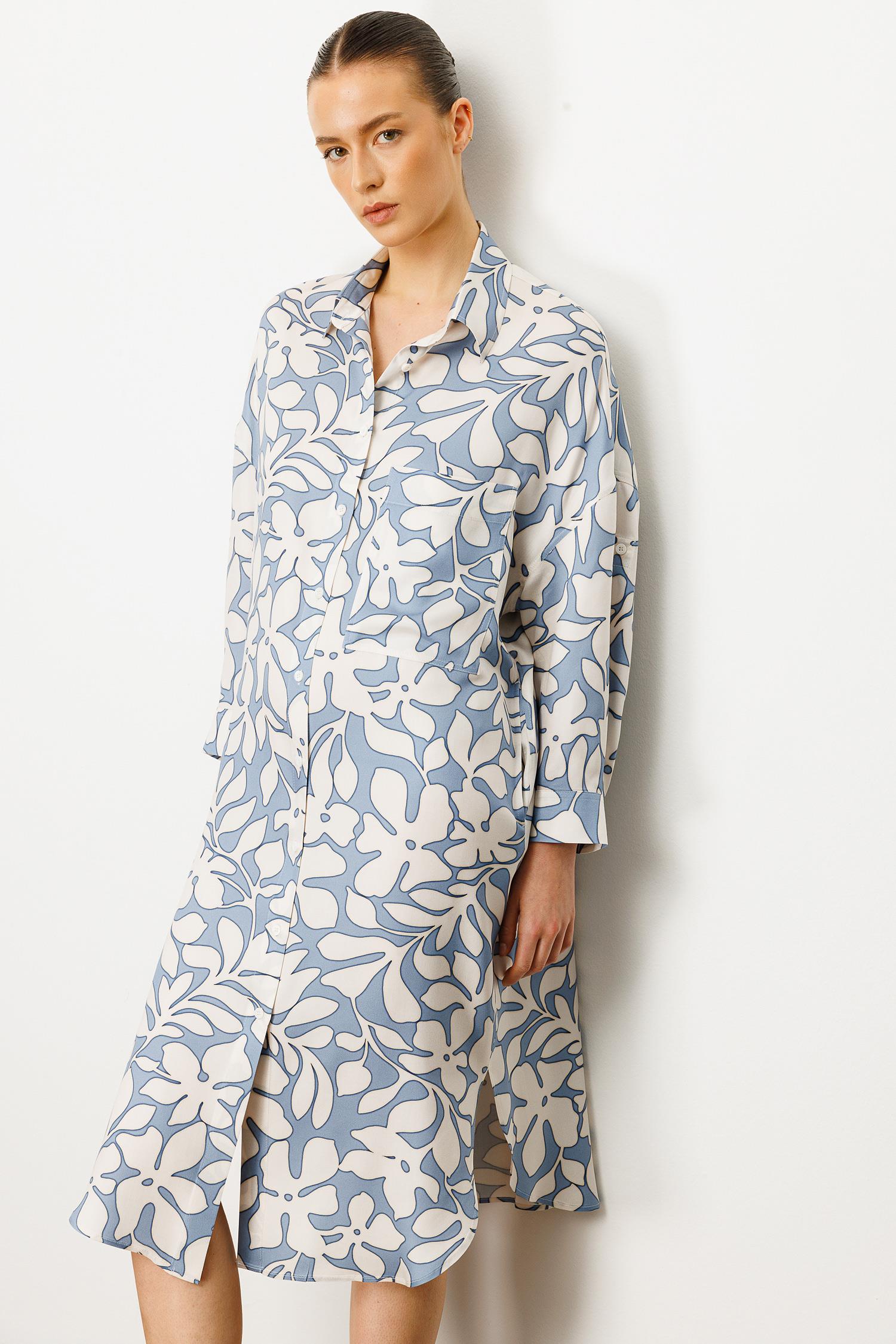 EMPİRME GÖMLEK ELBİSE