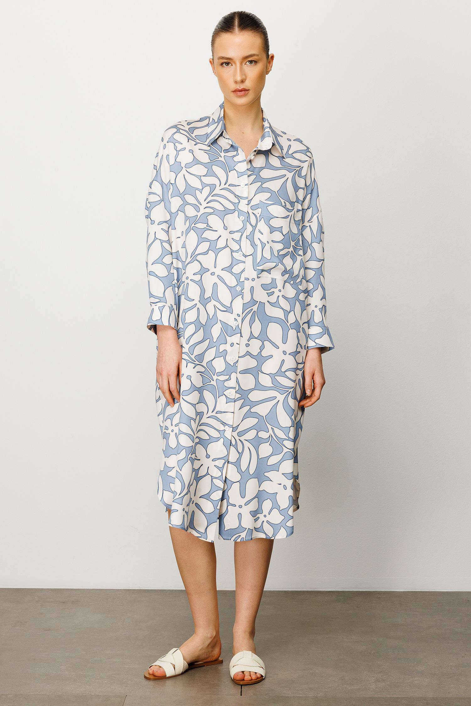 EMPİRME GÖMLEK ELBİSE