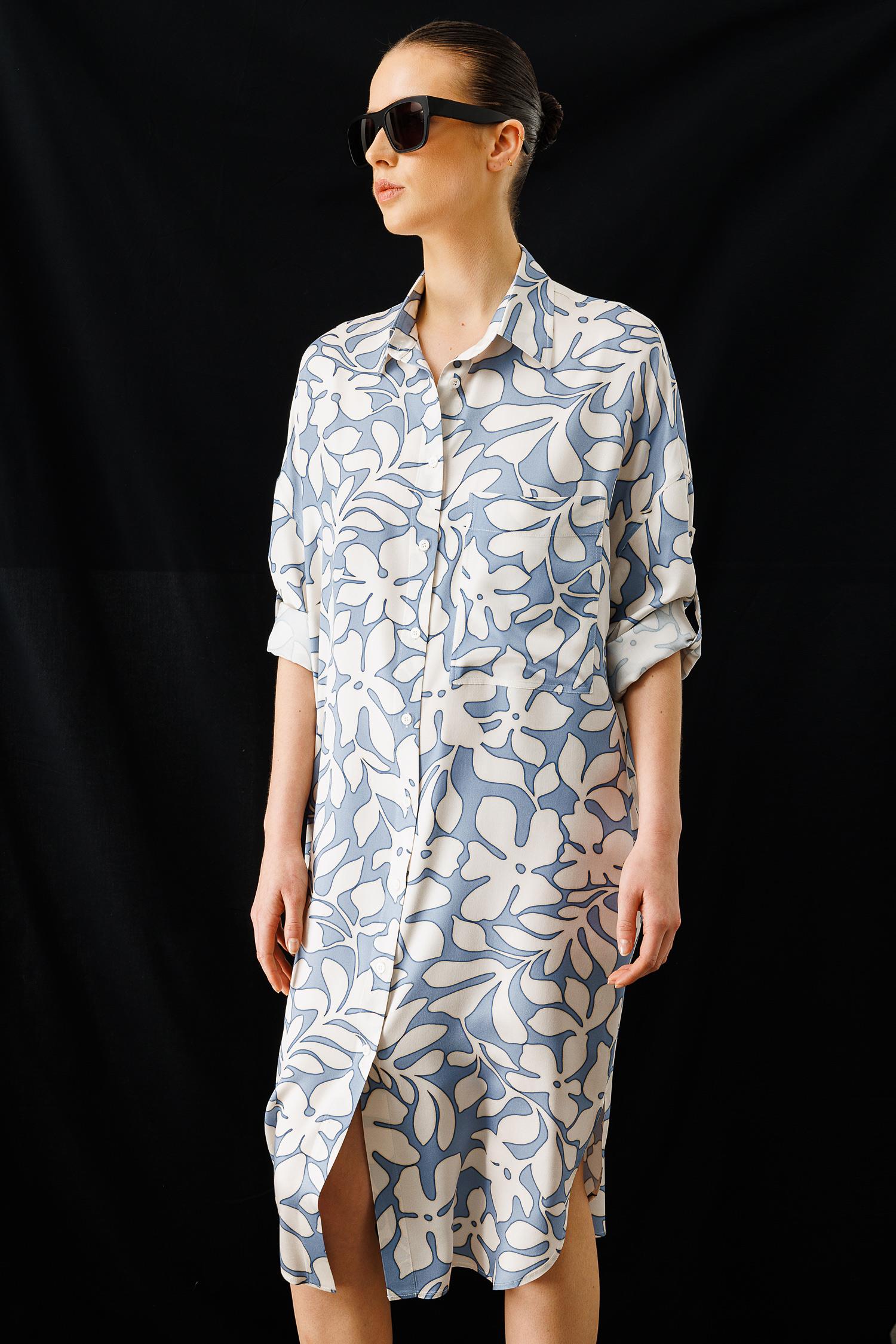 EMPİRME GÖMLEK ELBİSE