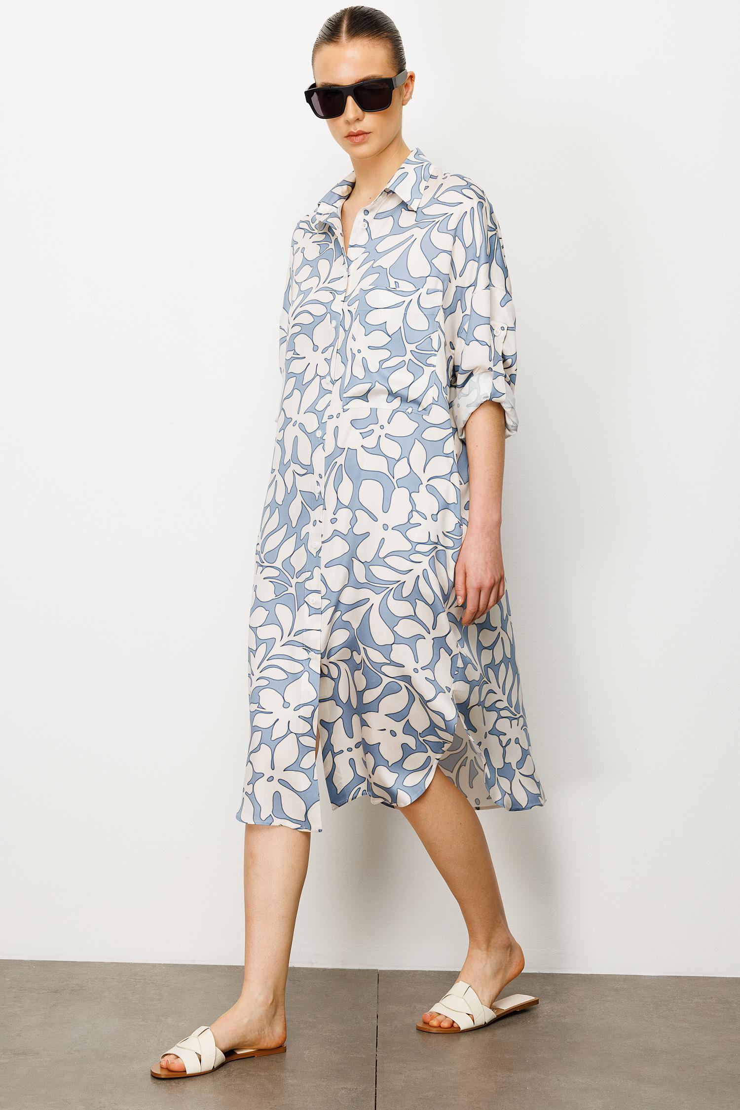 EMPİRME GÖMLEK ELBİSE