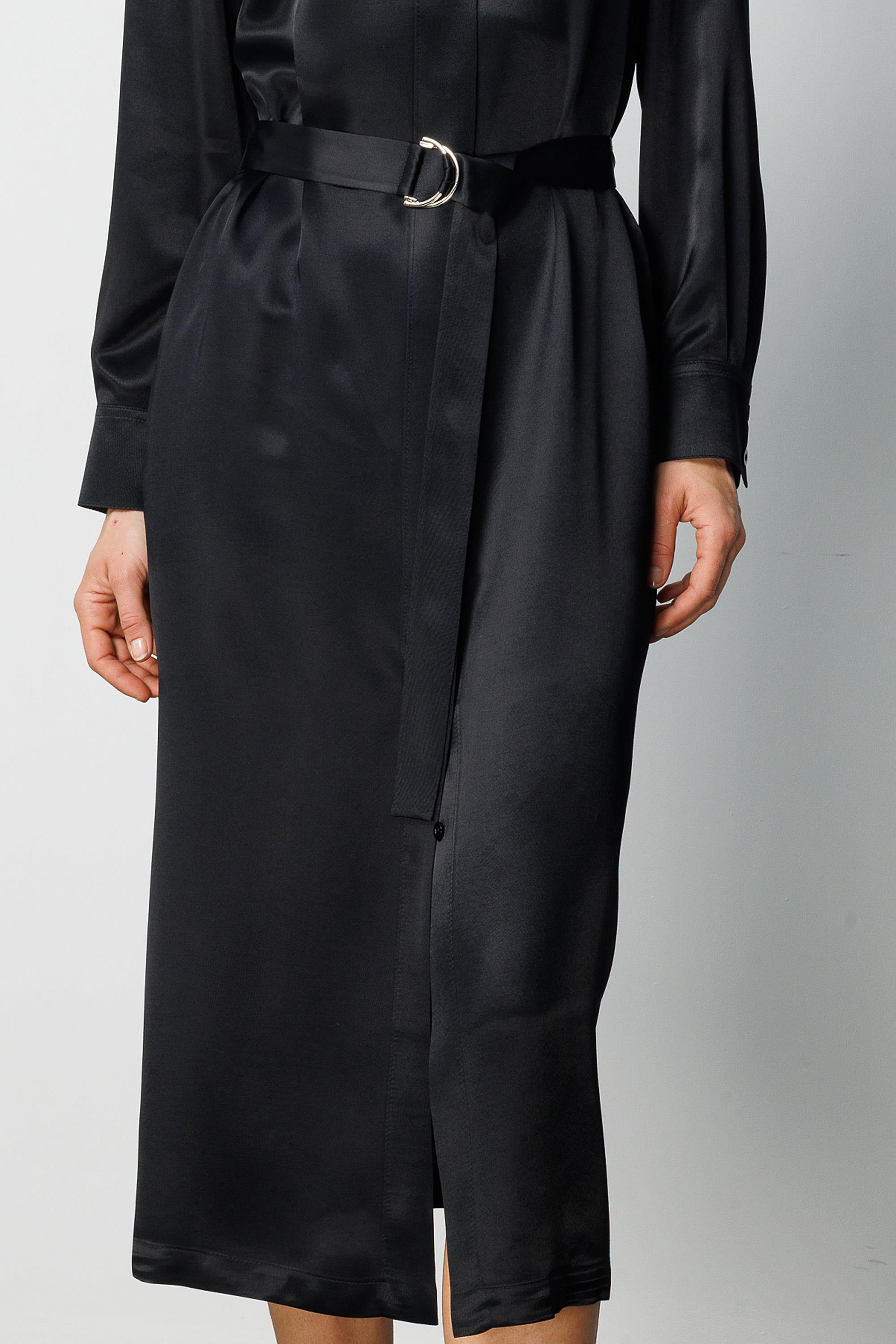 Gizli Pat Kemerli Elbise