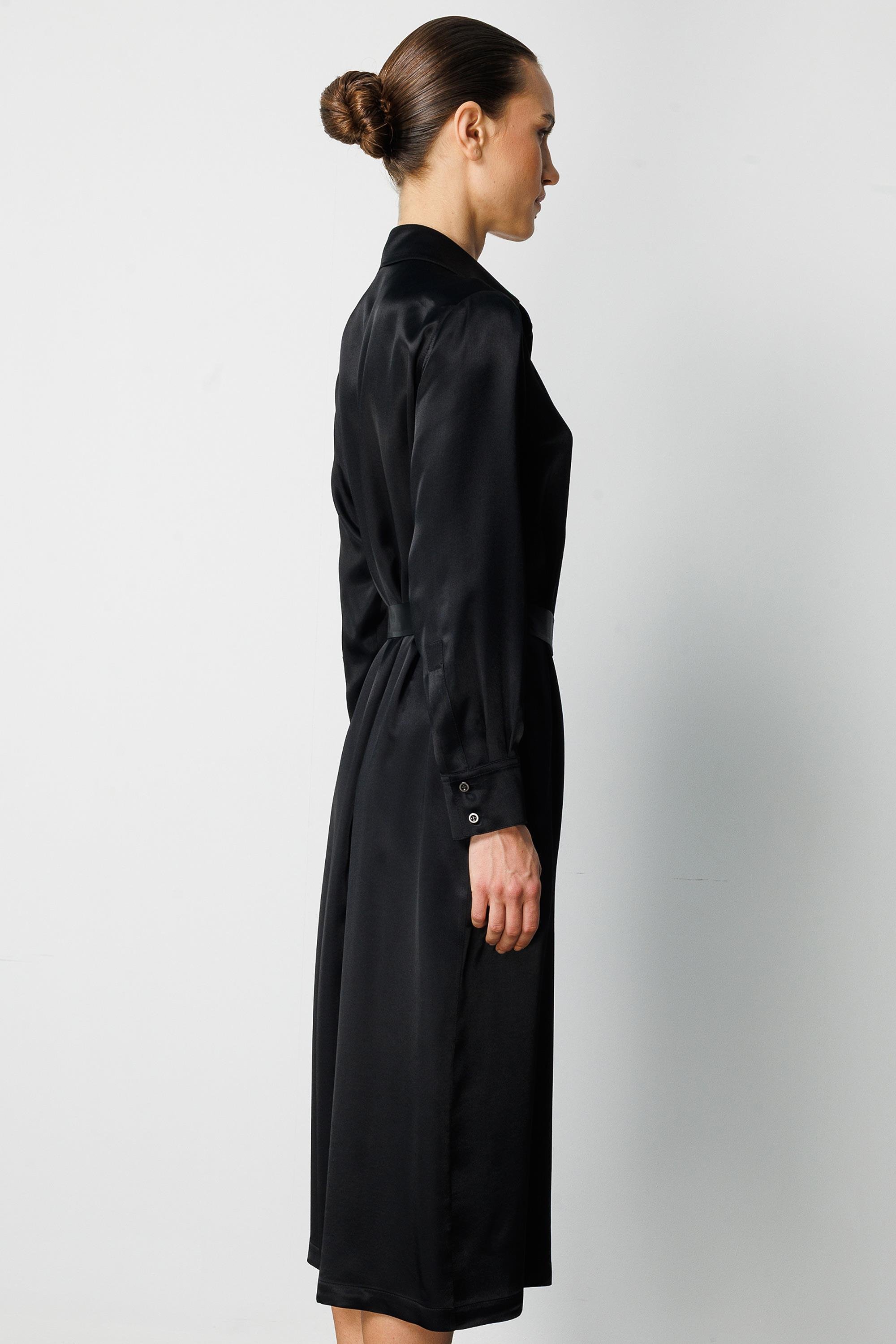 Gizli Pat Kemerli Elbise