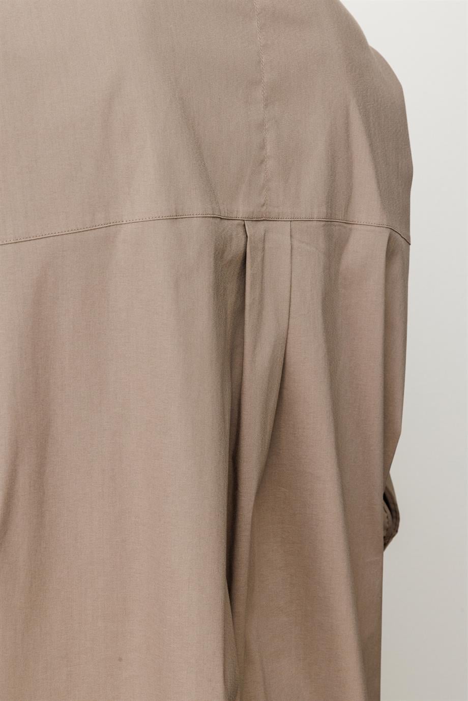 Gizli Patlı Gömlek Elbise