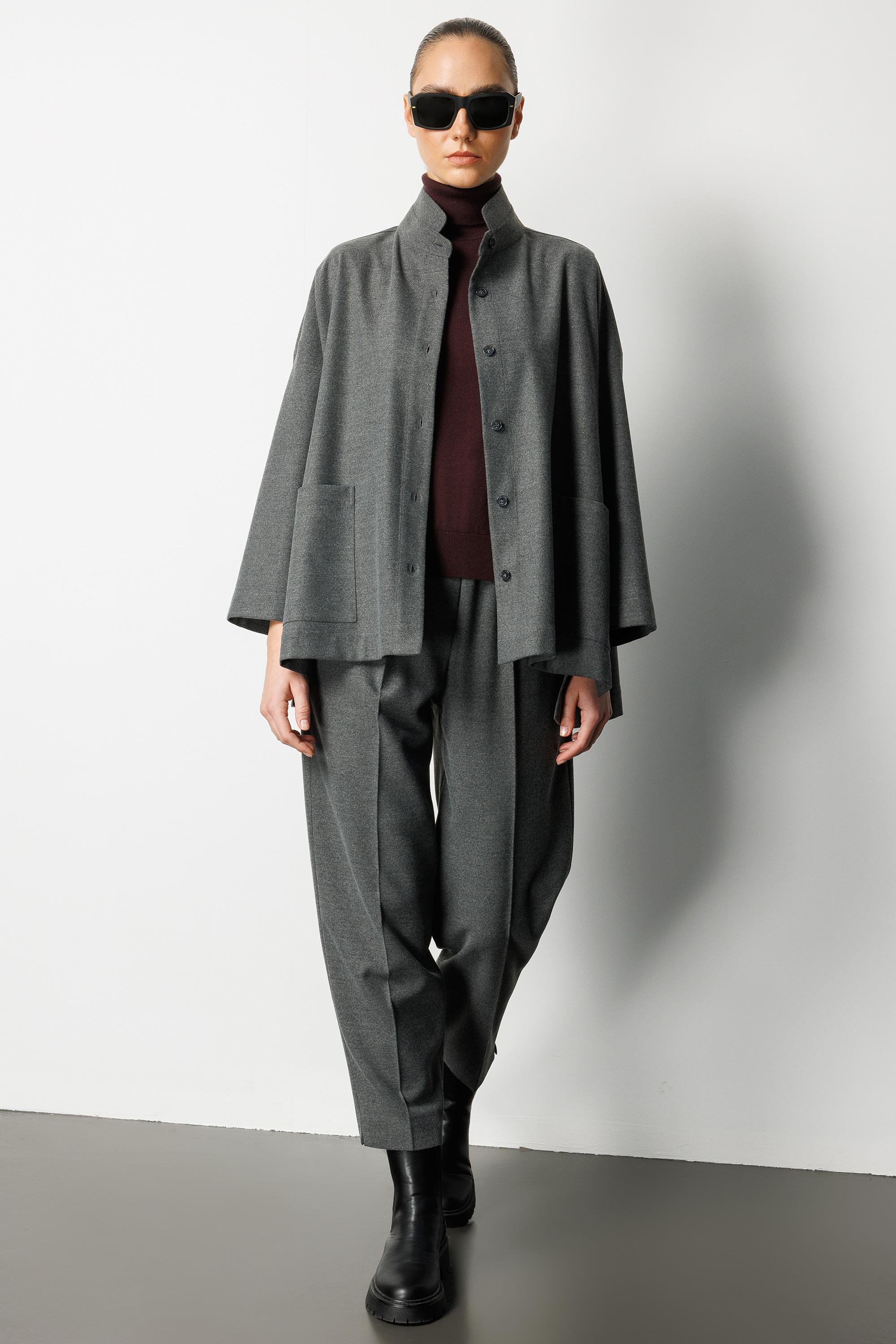 Hakim Yaka Flanel Ceket