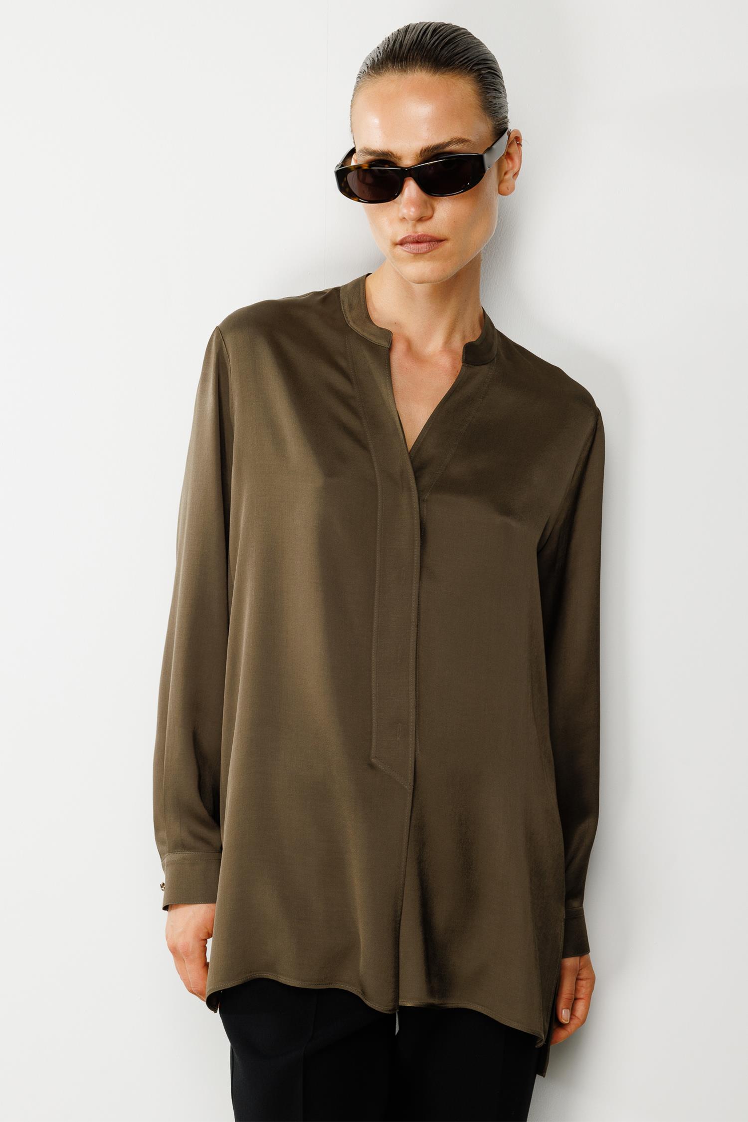 Hakim Yaka Gizli Pat Bluz