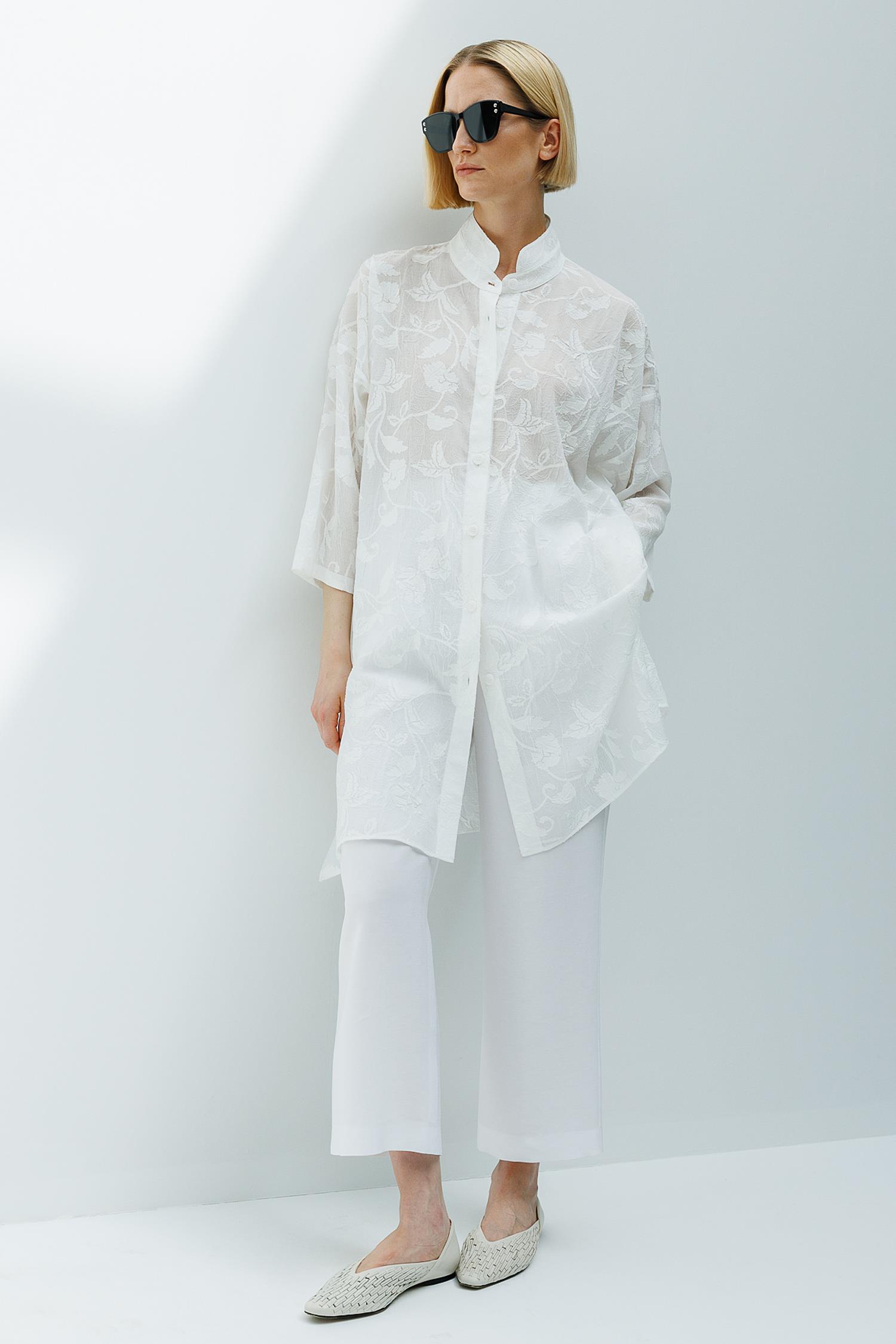 Hakim Yaka Jakarlı Tunik