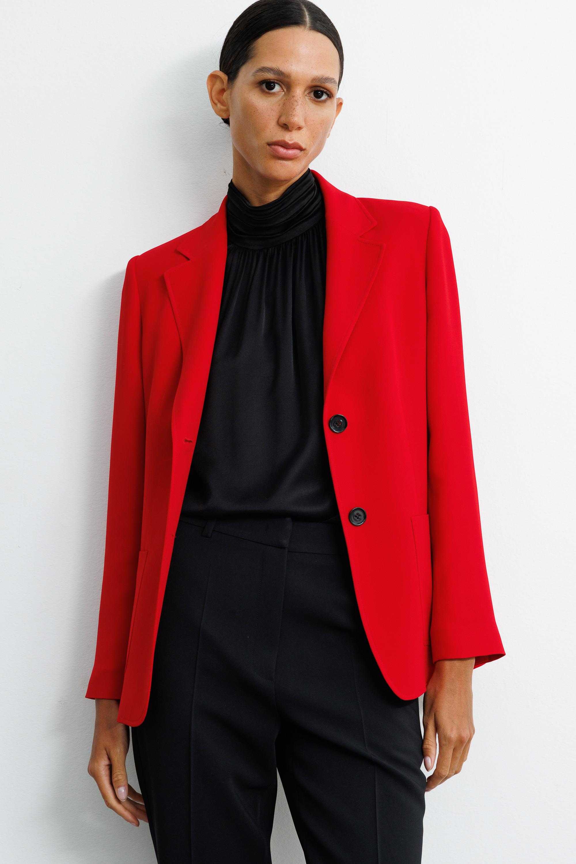 İki Dügmeli Dıştan Cepli Ceket