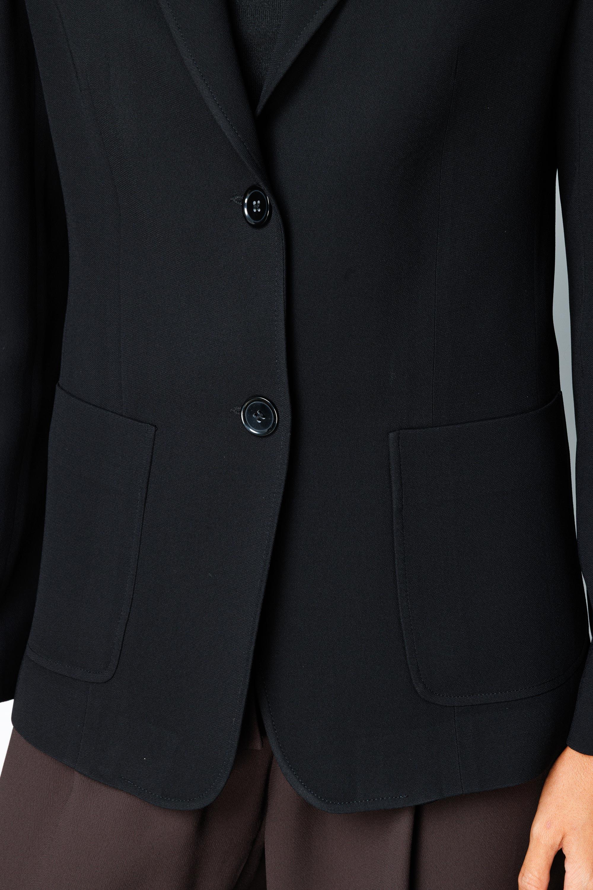 İki Dügmeli Dıştan Cepli Ceket