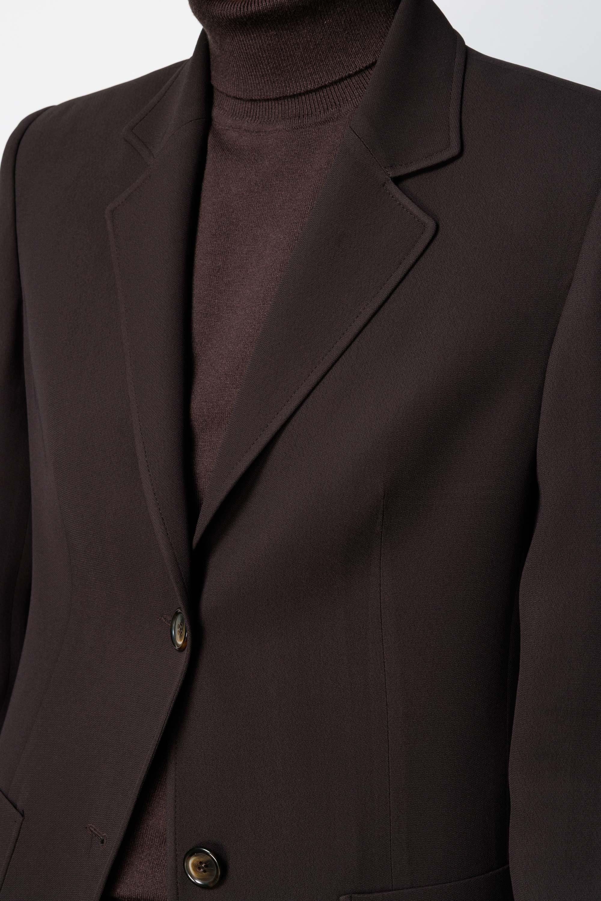 İki Dügmeli Dıştan Cepli Ceket