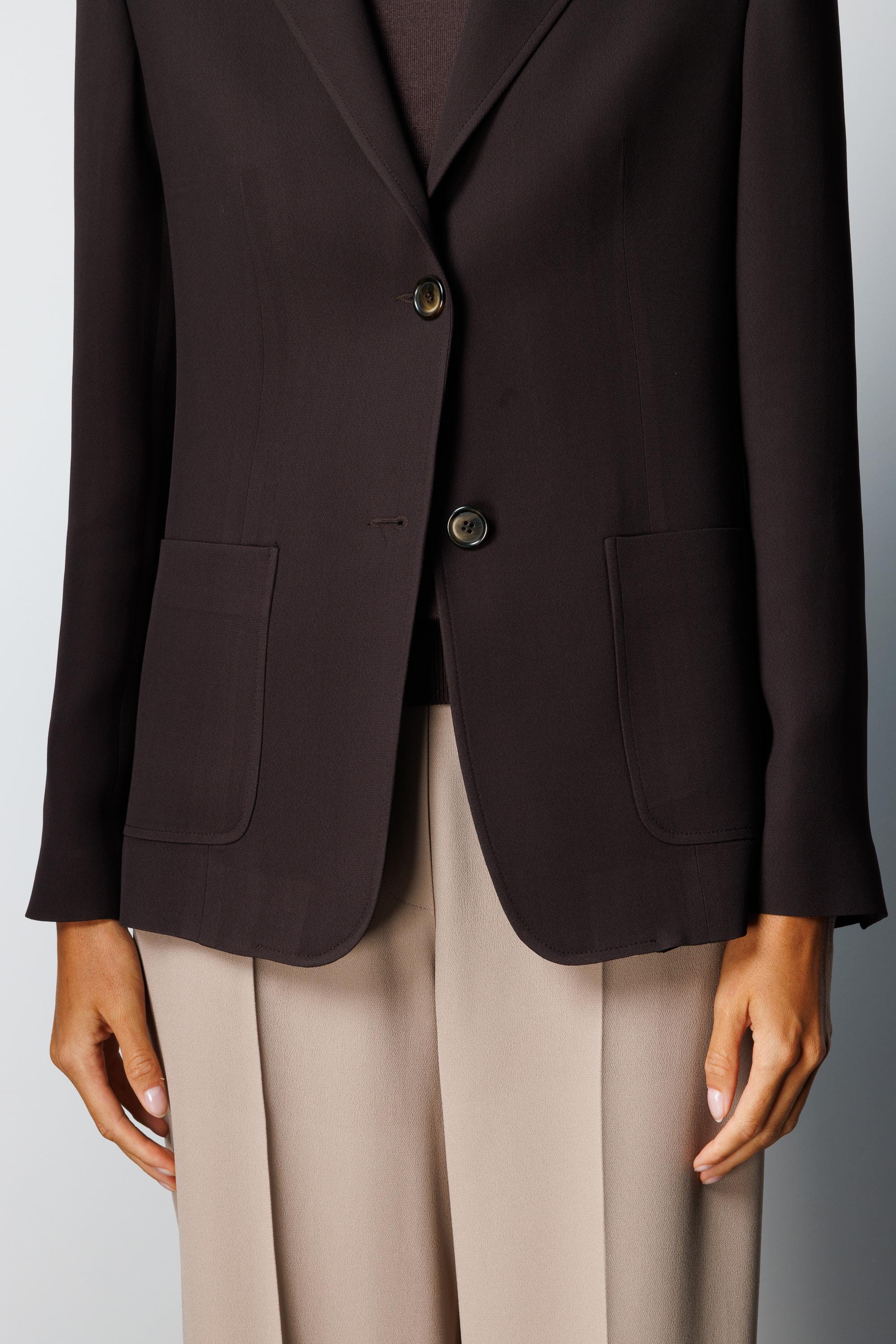 İki Dügmeli Dıştan Cepli Ceket