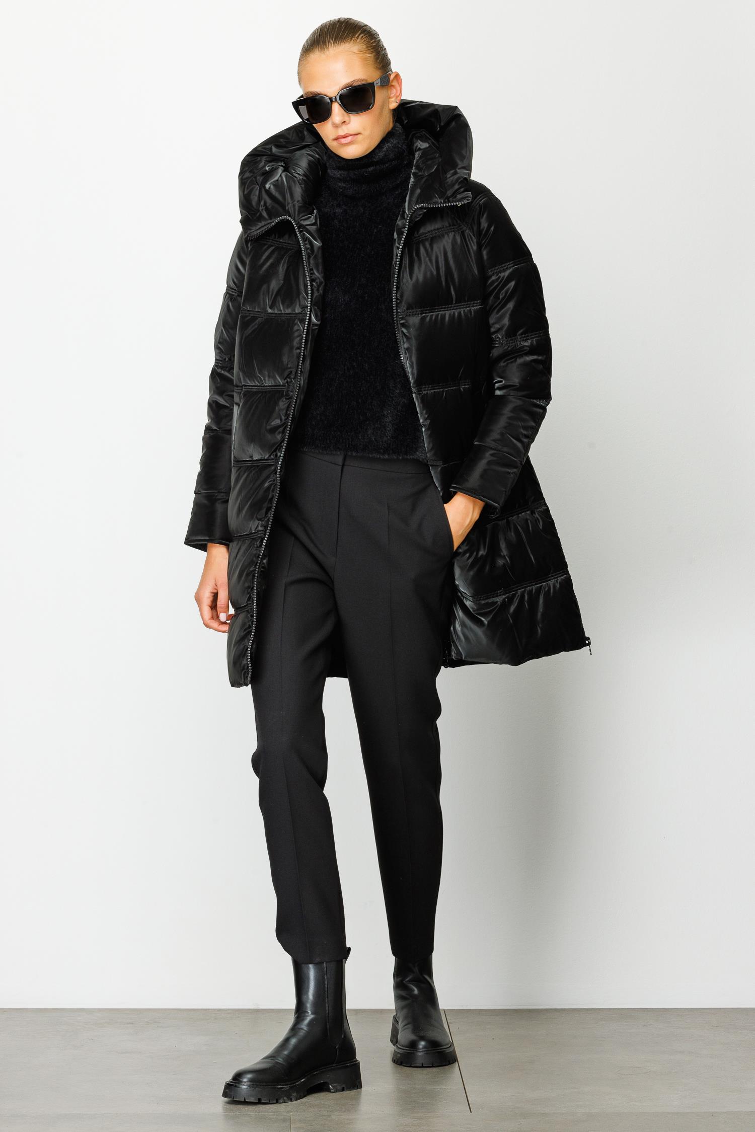 Kapüşonlu Fermuarlı Anorak