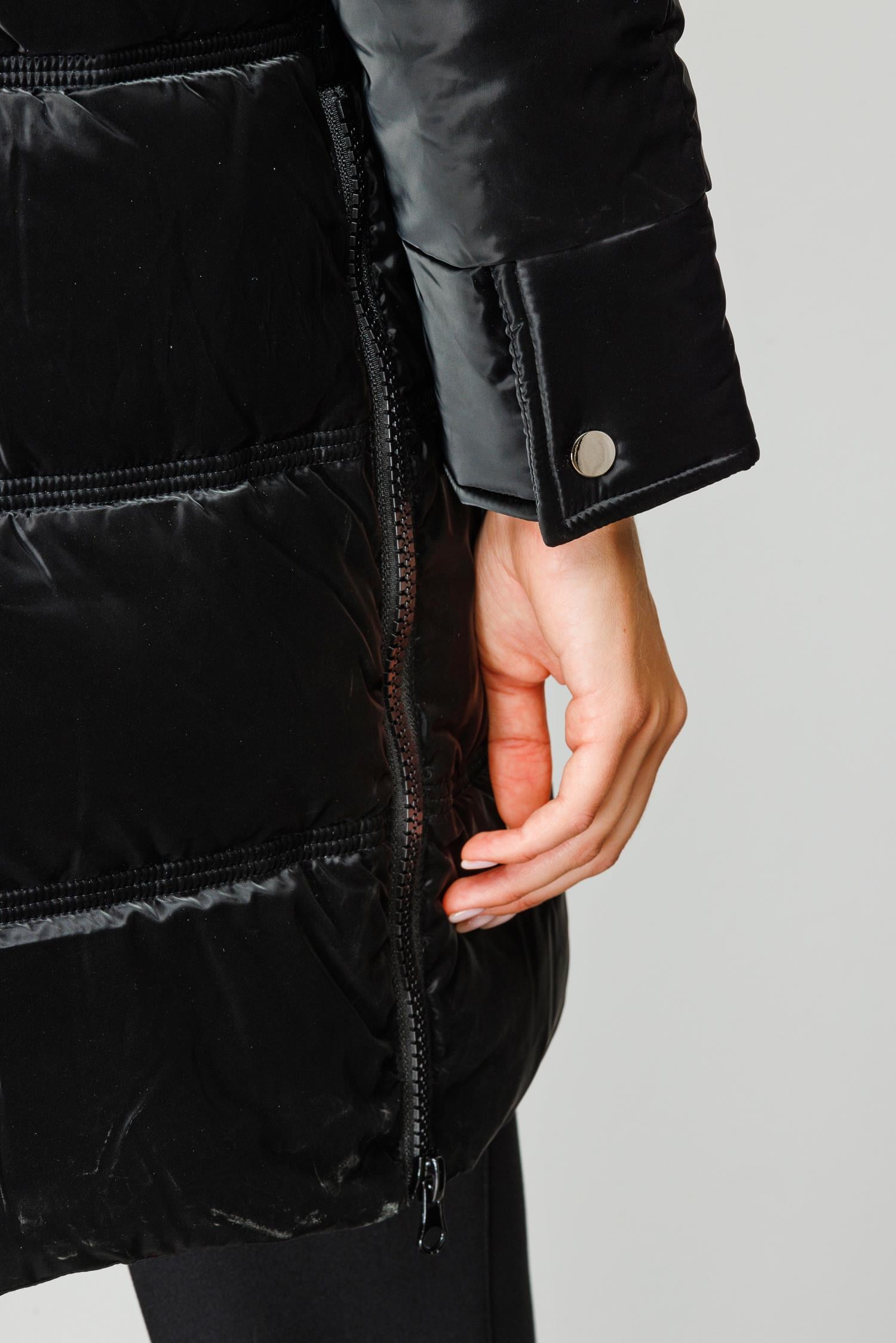 Kapüşonlu Fermuarlı Anorak