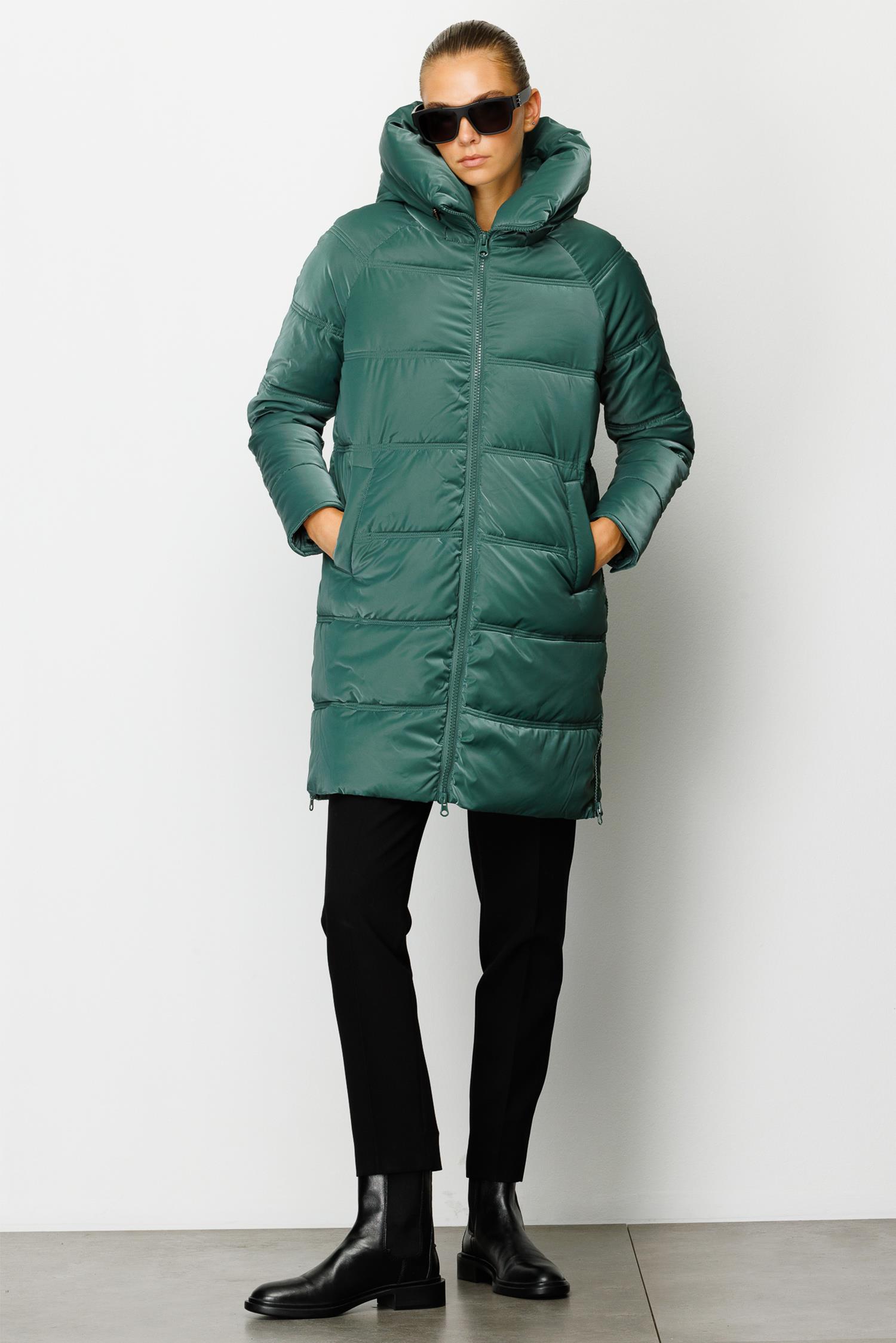 Kapüşonlu Fermuarlı Anorak