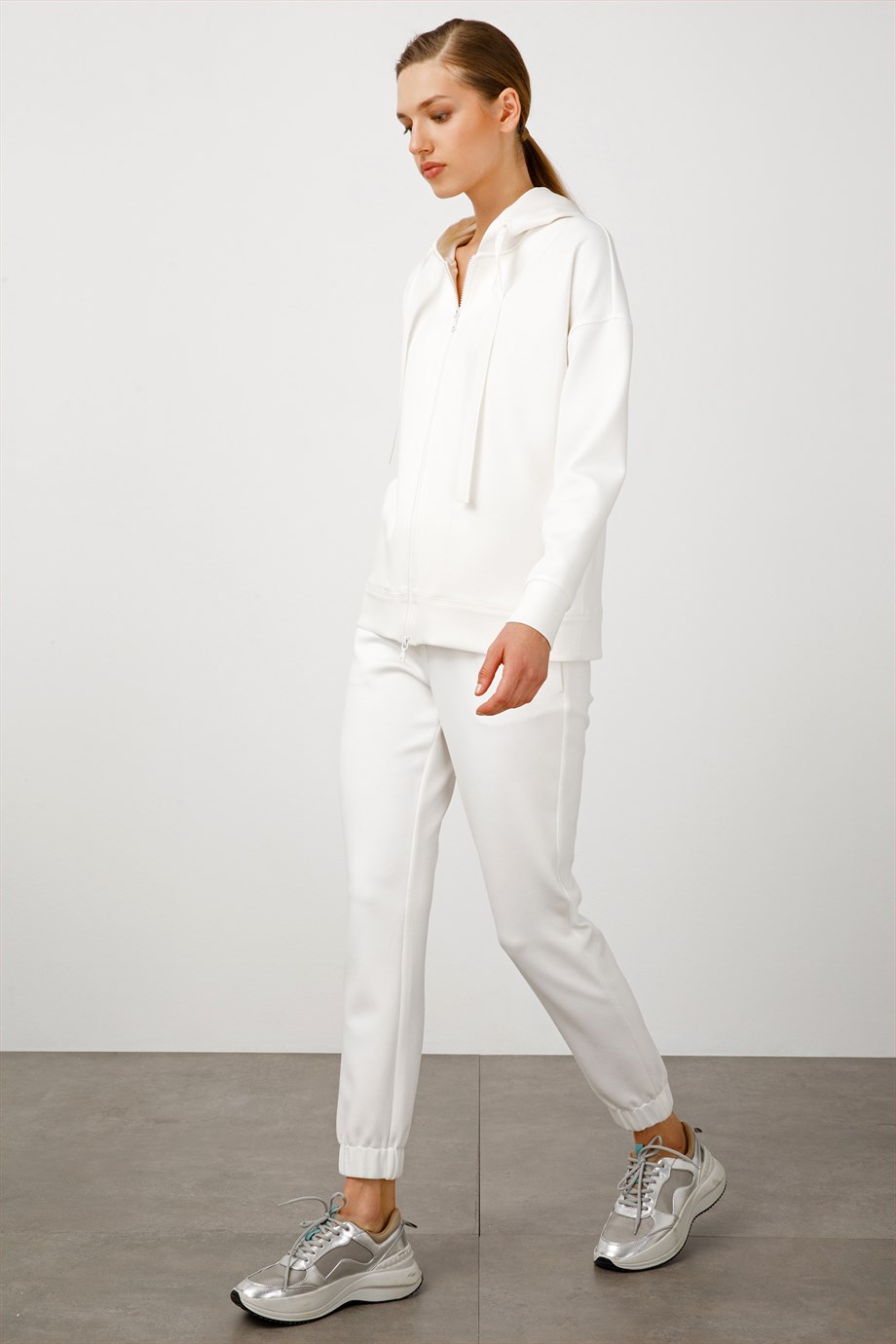 Kapüşonlu,Fermuarlı Sweat