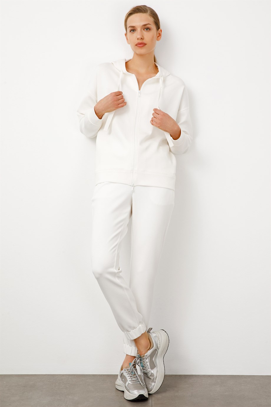 Kapüşonlu,Fermuarlı Sweat