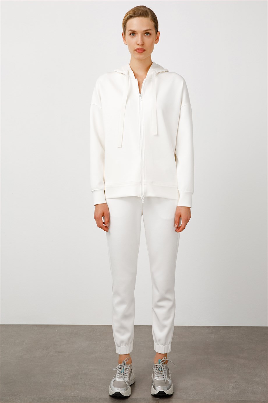 Kapüşonlu,Fermuarlı Sweat