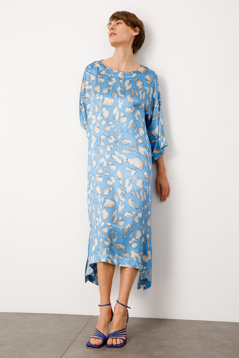 Kayık Yaka Emp.Elbise