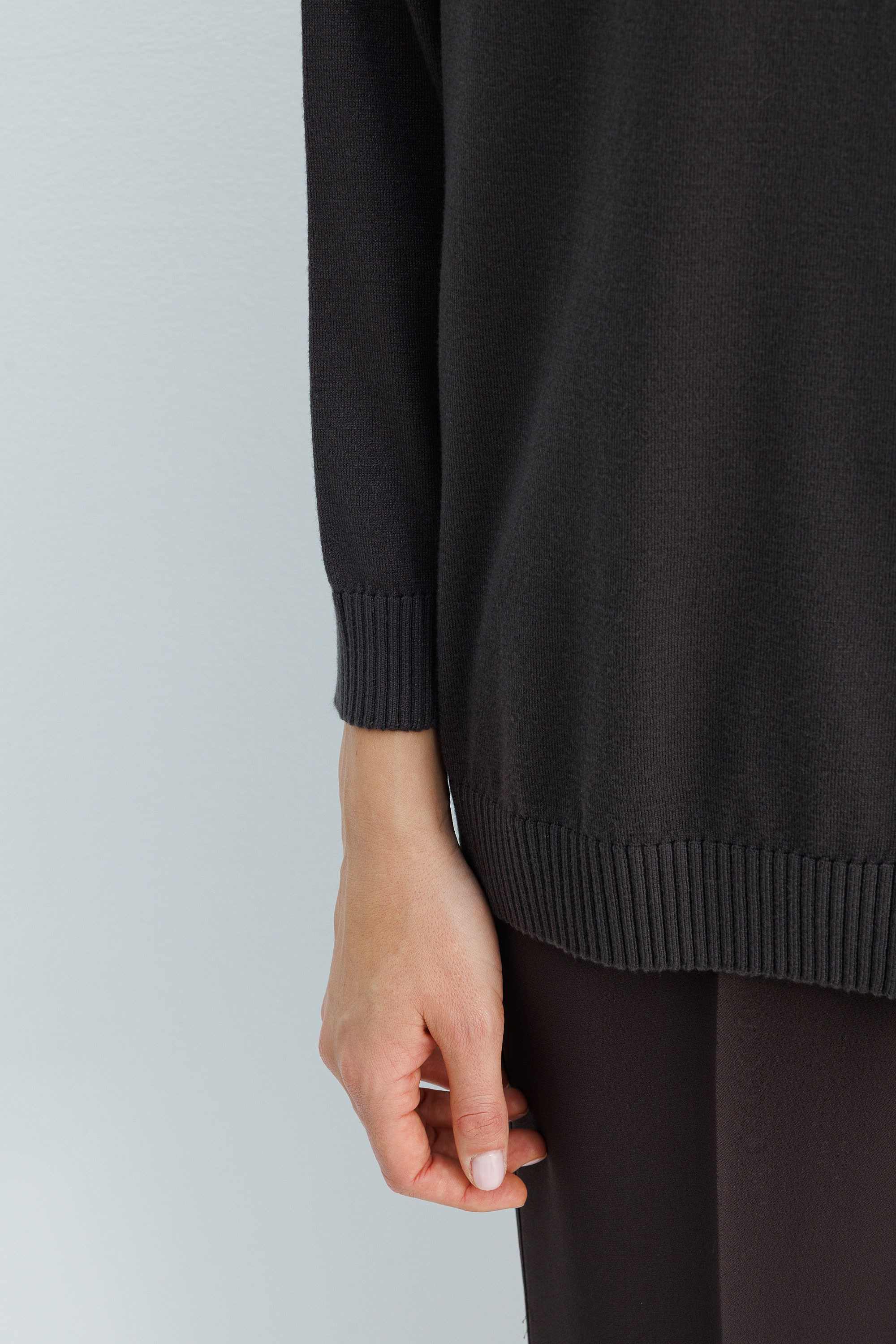 Kayık Yaka Oversize Triko