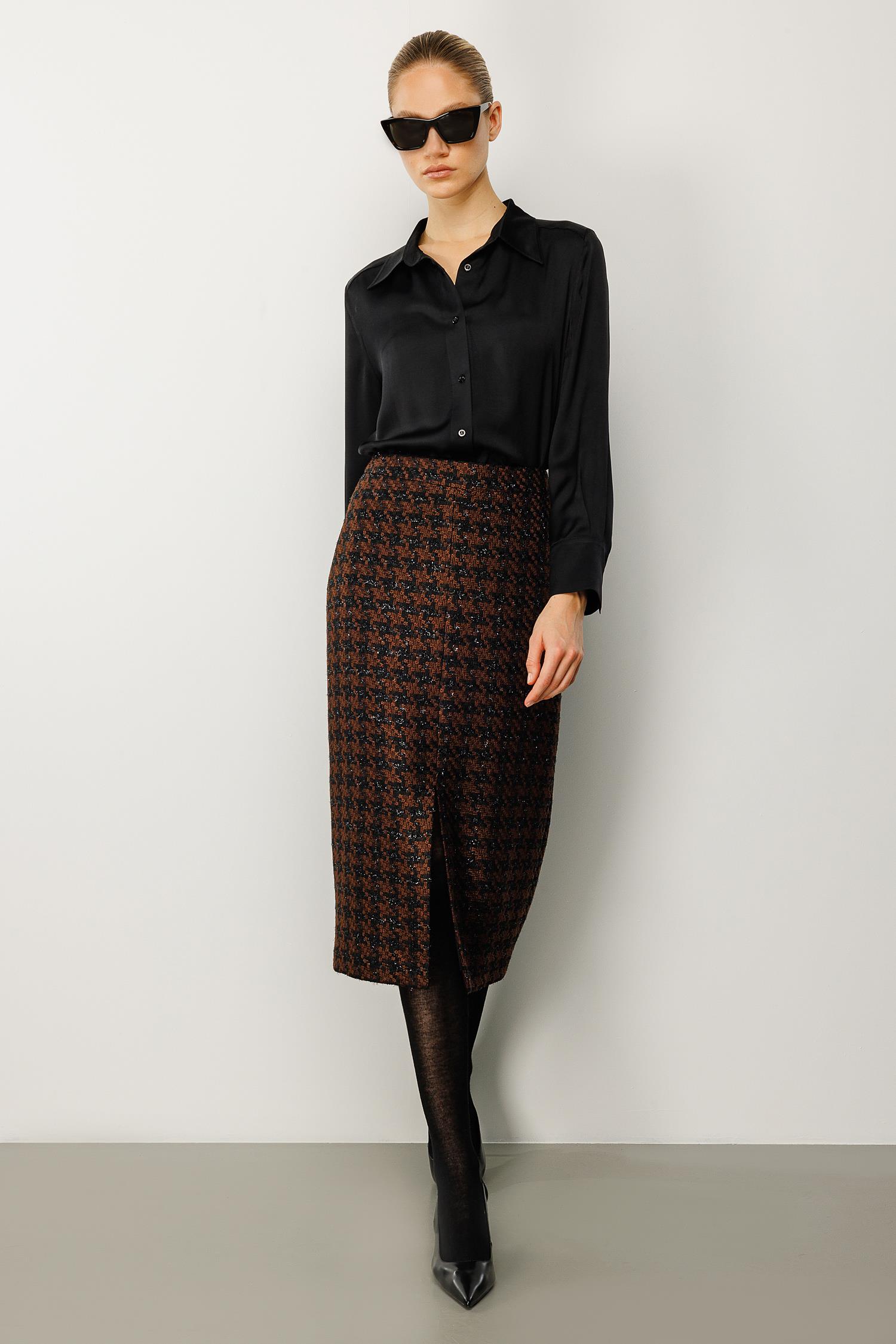 Kazayağı Midi Etek