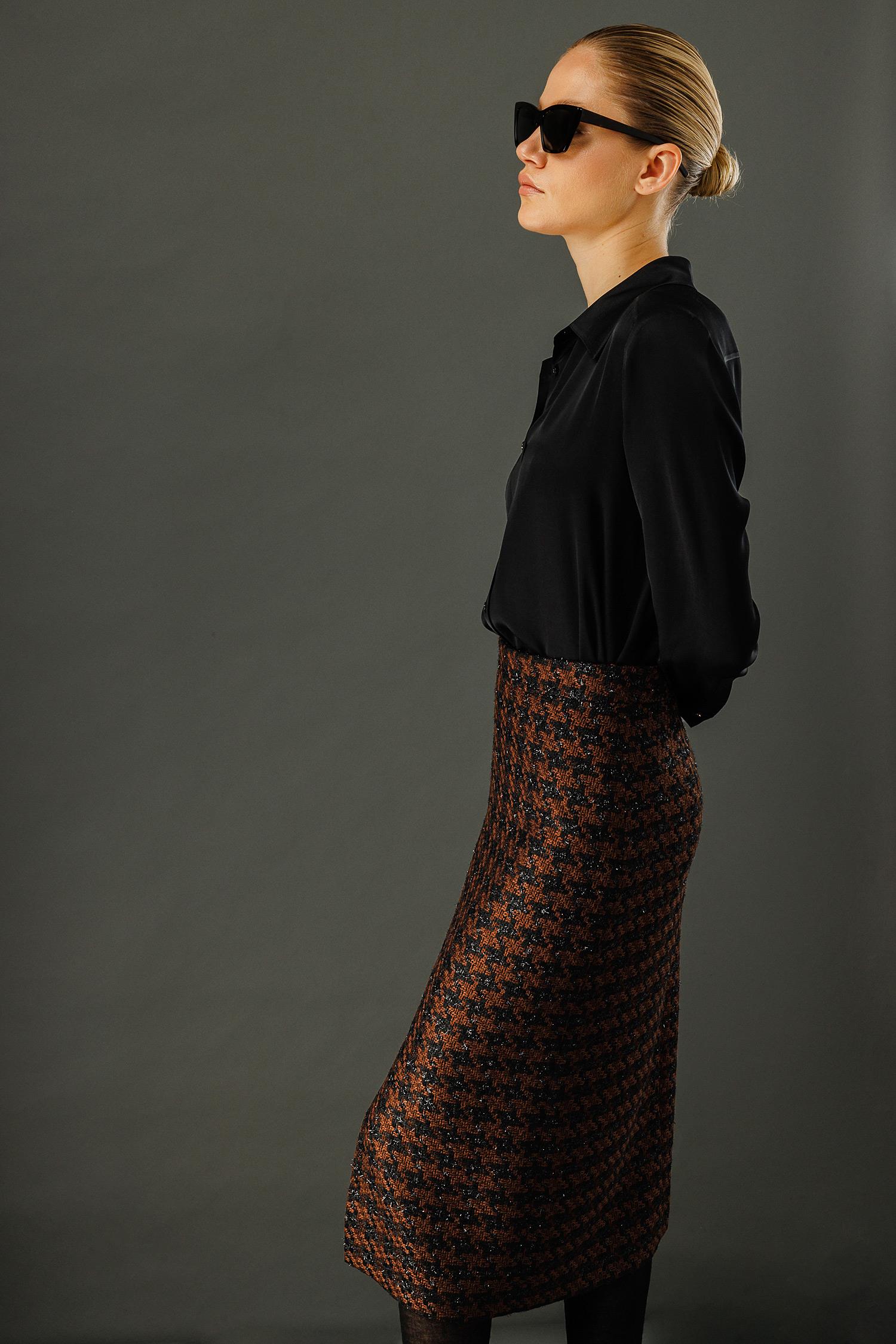 Kazayağı Midi Etek