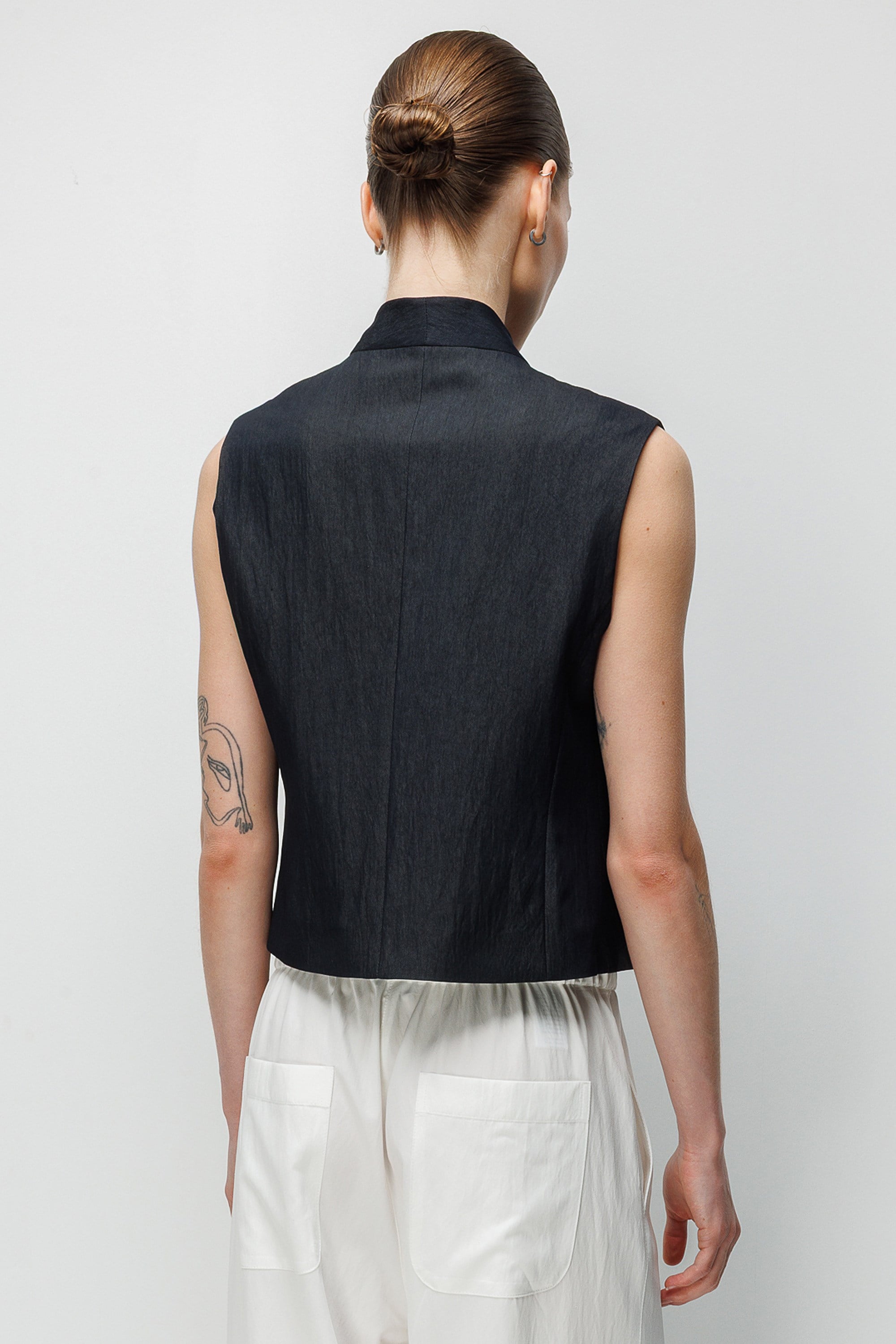 Kimono Yaka Kolsuz Bluz