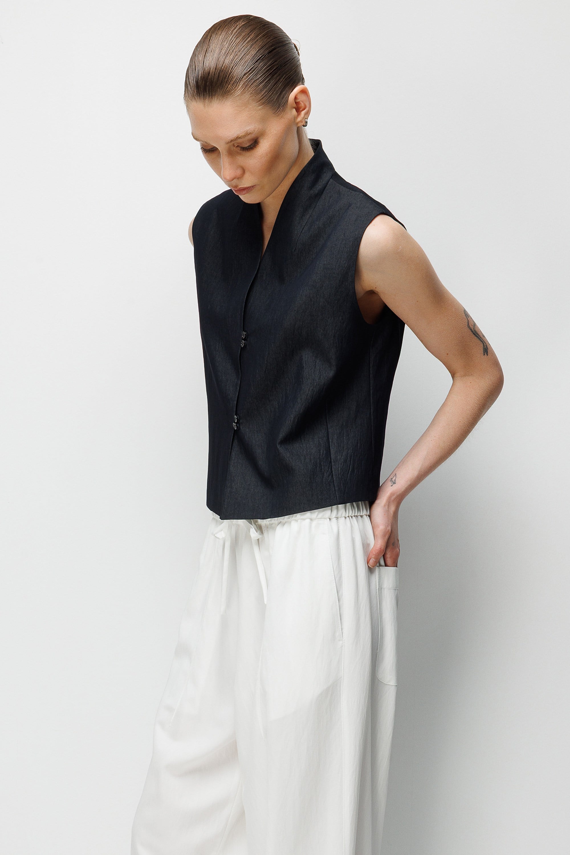 Kimono Yaka Kolsuz Bluz
