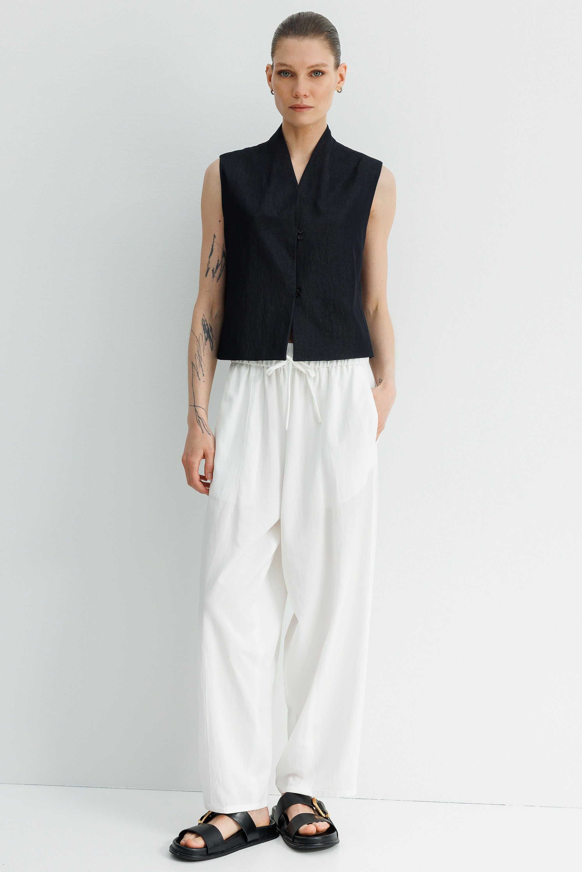 Kimono Yaka Kolsuz Bluz