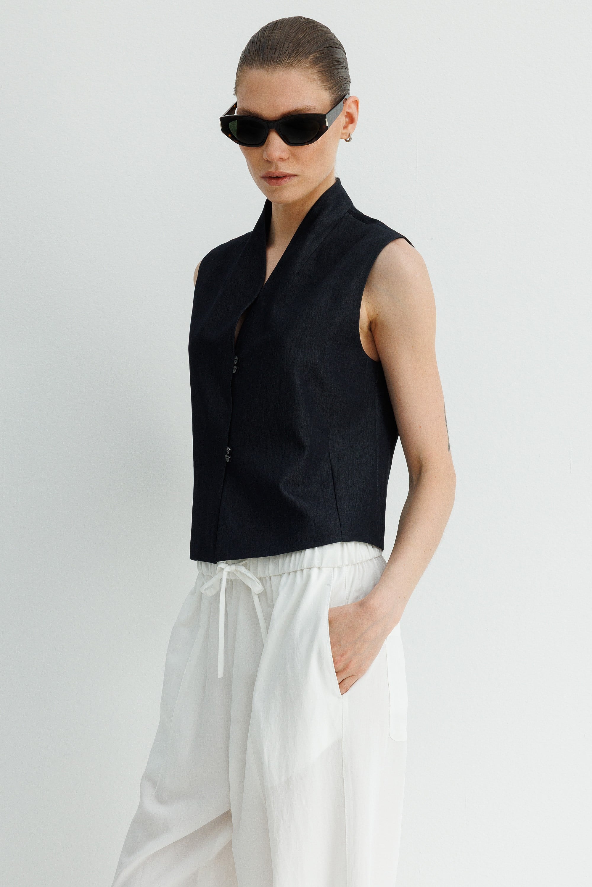 Kimono Yaka Kolsuz Bluz