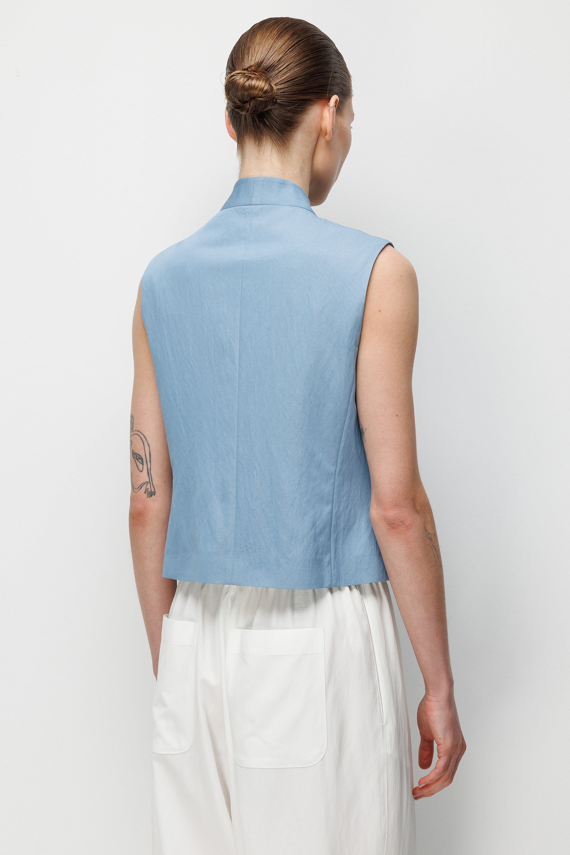 Kimono Yaka Kolsuz Bluz