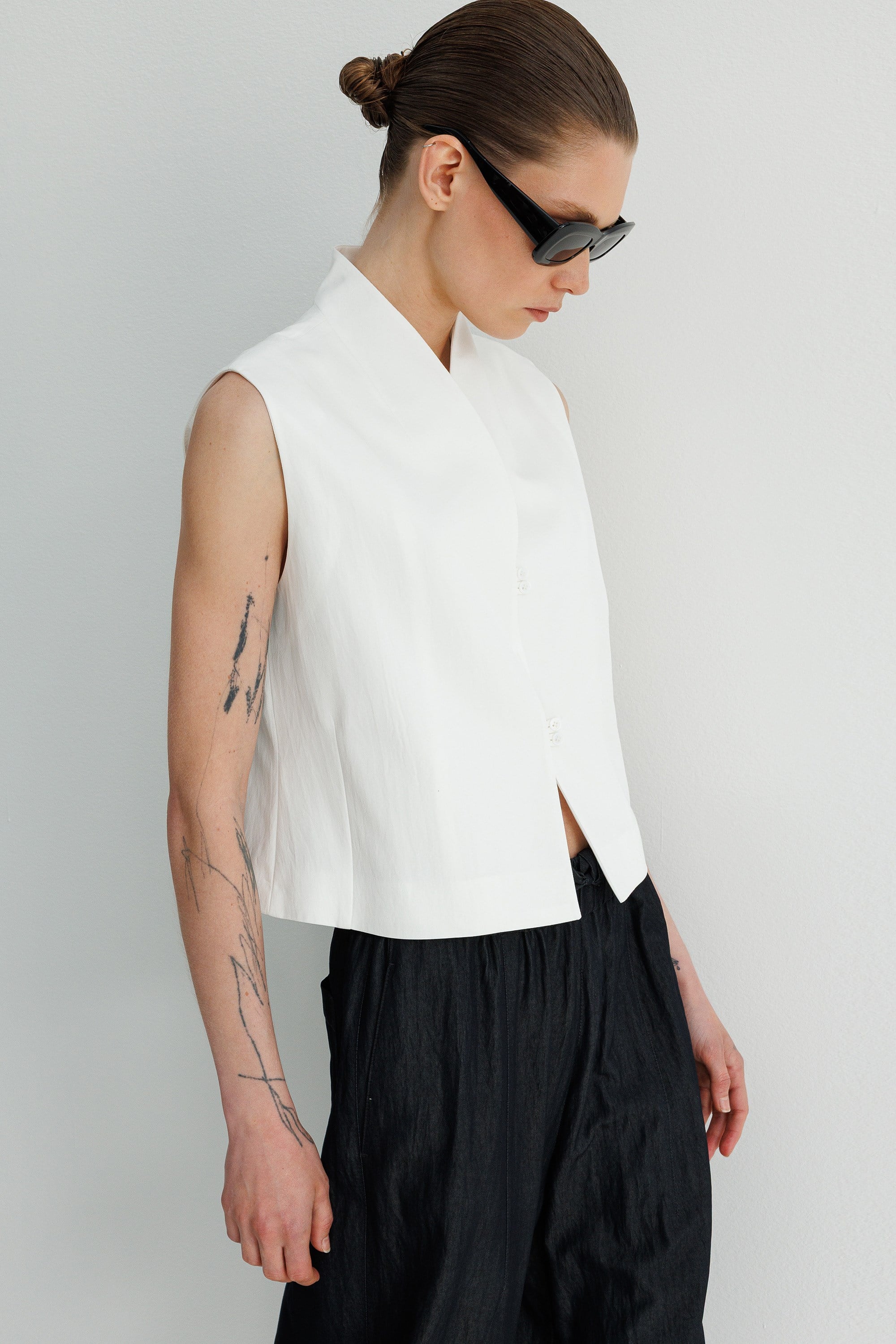 Kimono Yaka Kolsuz Bluz