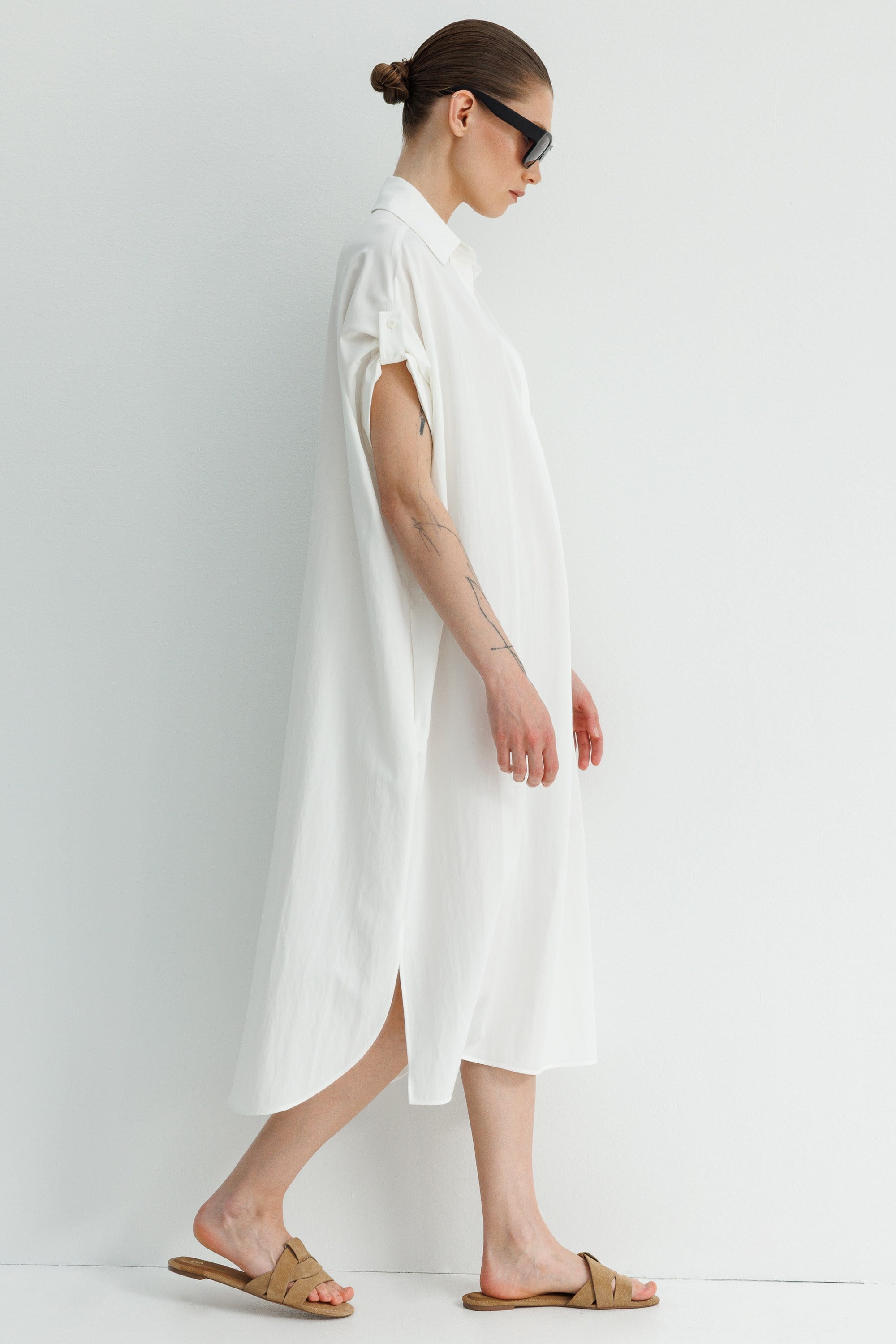 Kolu Apoletli Elbise