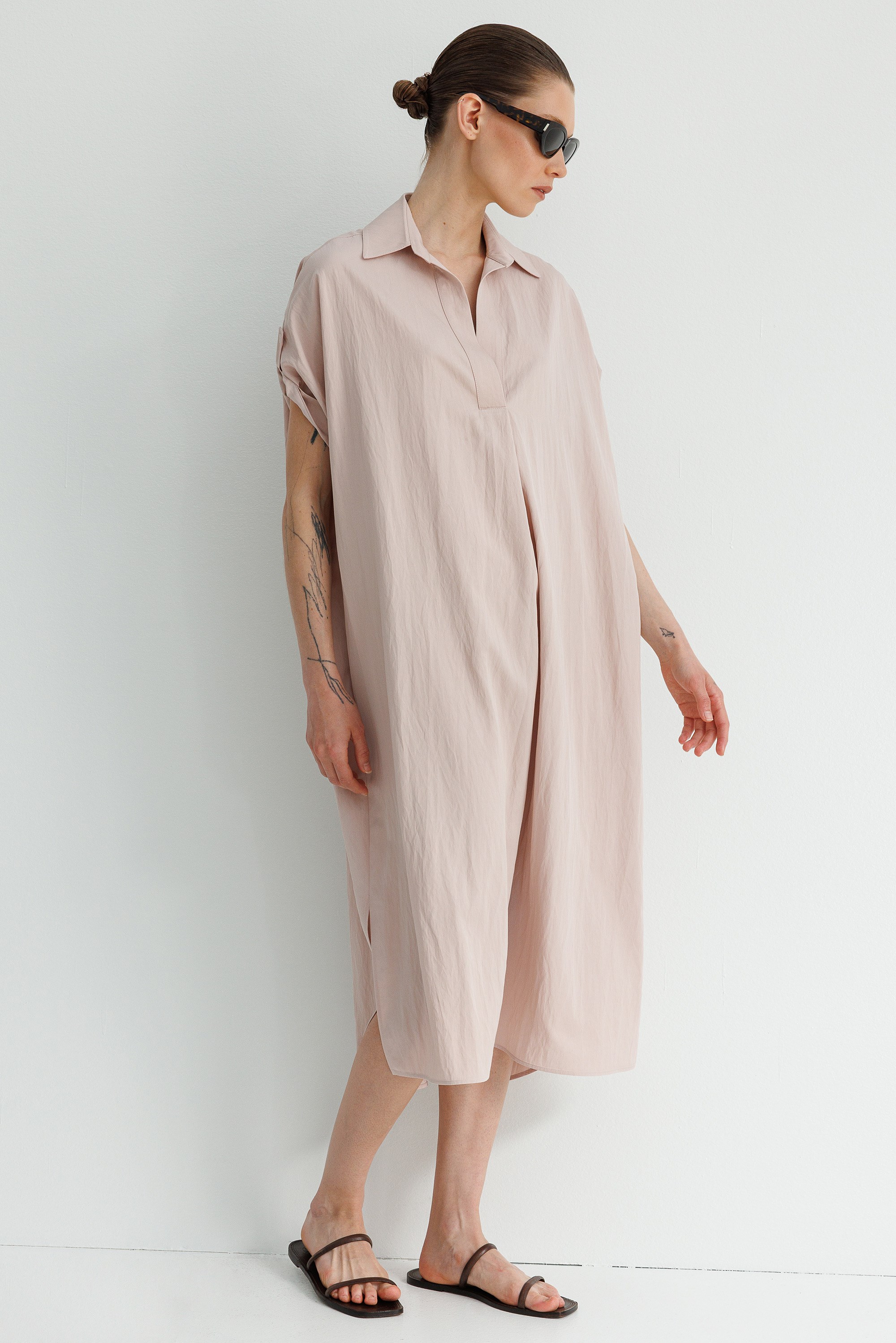 Kolu Apoletli Elbise