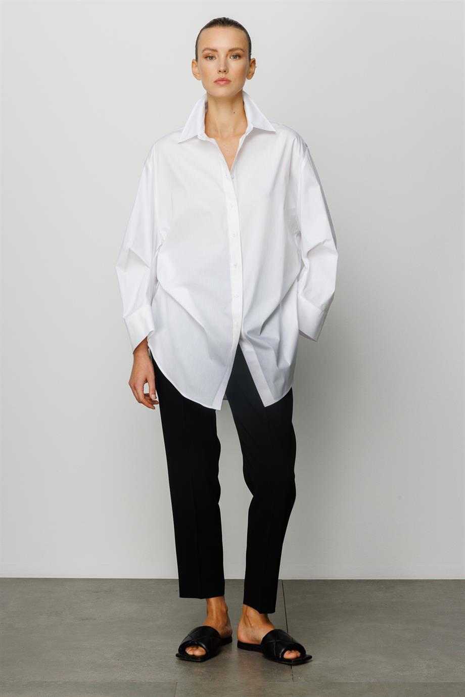 Kolu Drapeli Koton Gömlek