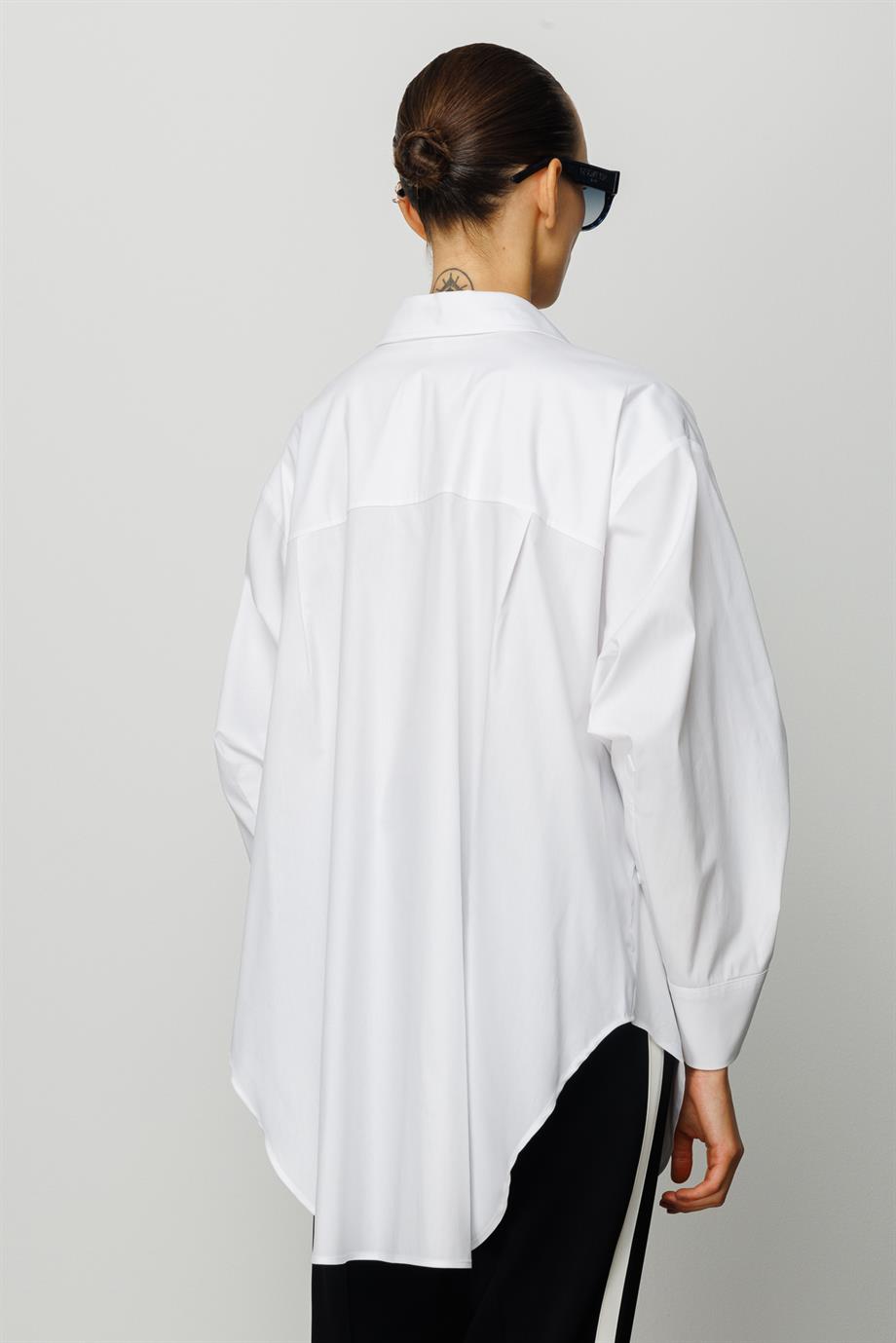 Kolu Drapeli Koton Gömlek