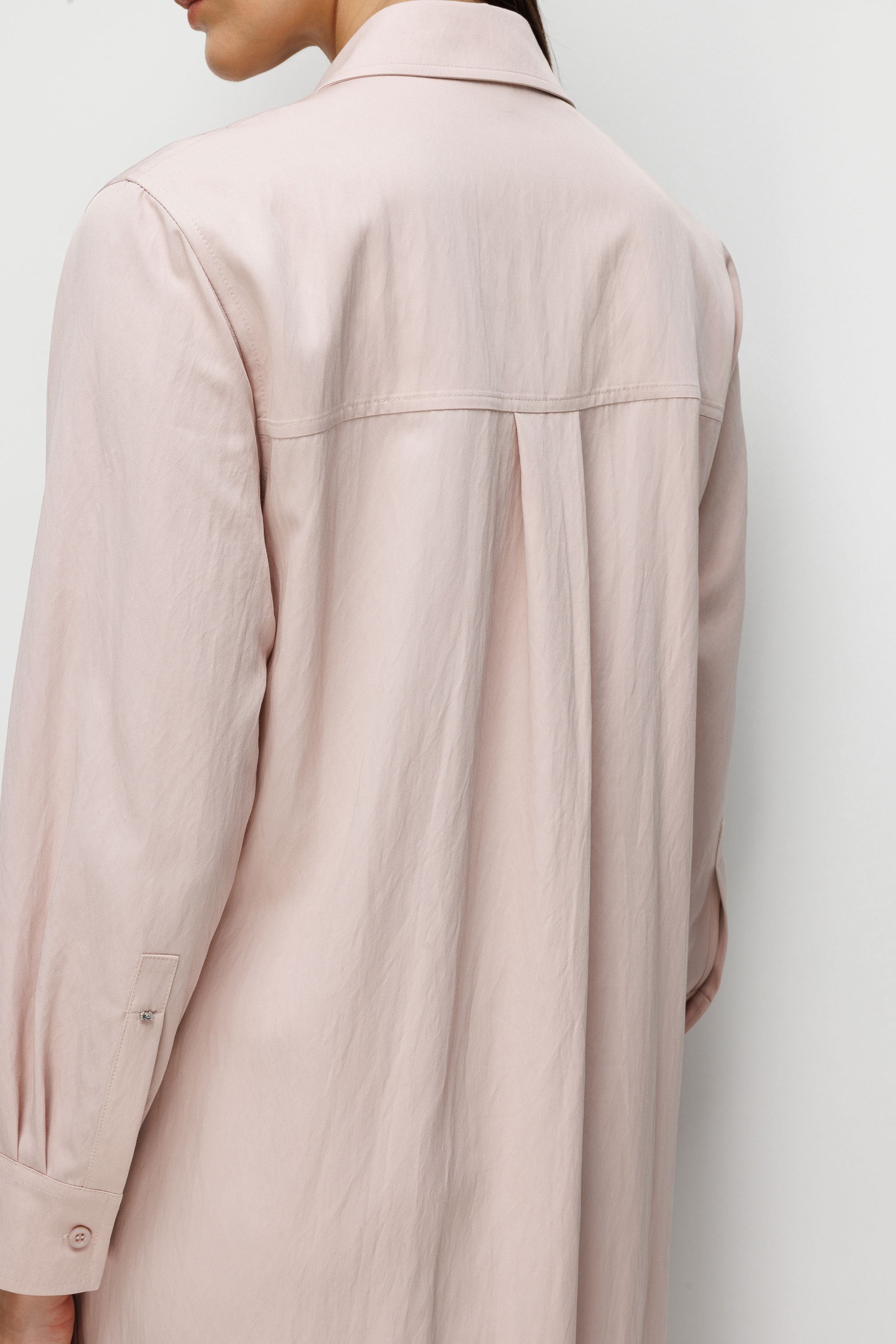 Kordonlu Gömlek Elbise