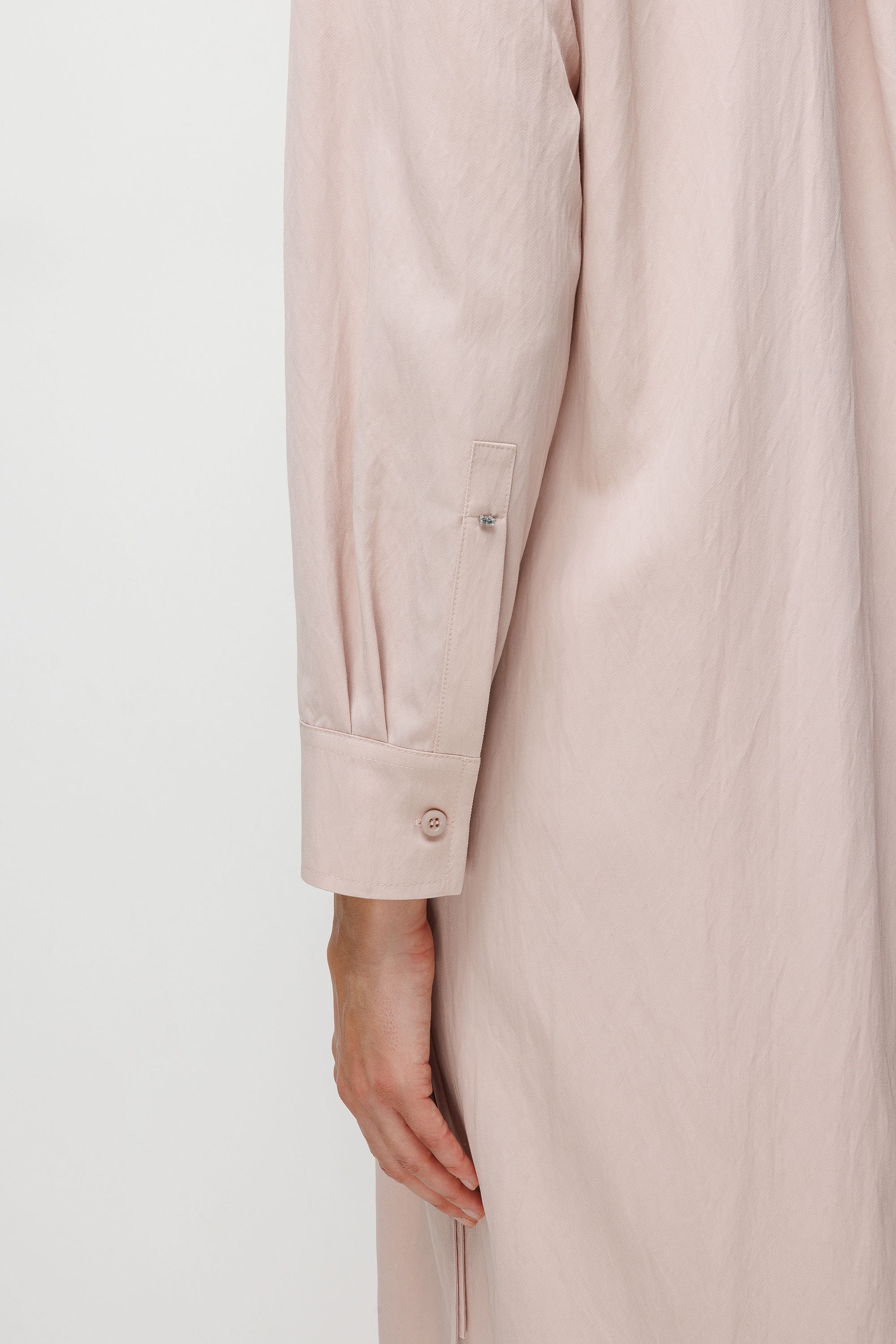 Kordonlu Gömlek Elbise