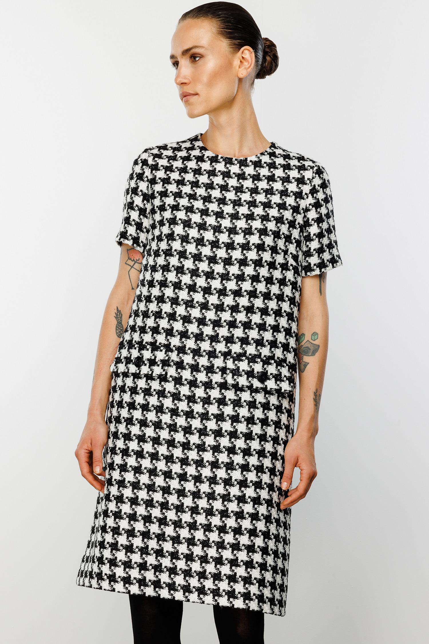 O Yaka Kazayağı Elbise