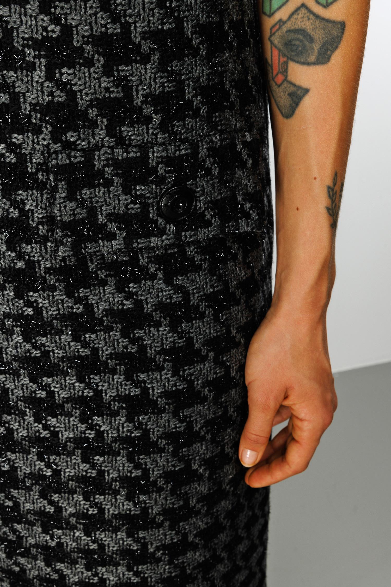 O Yaka Kazayağı Elbise